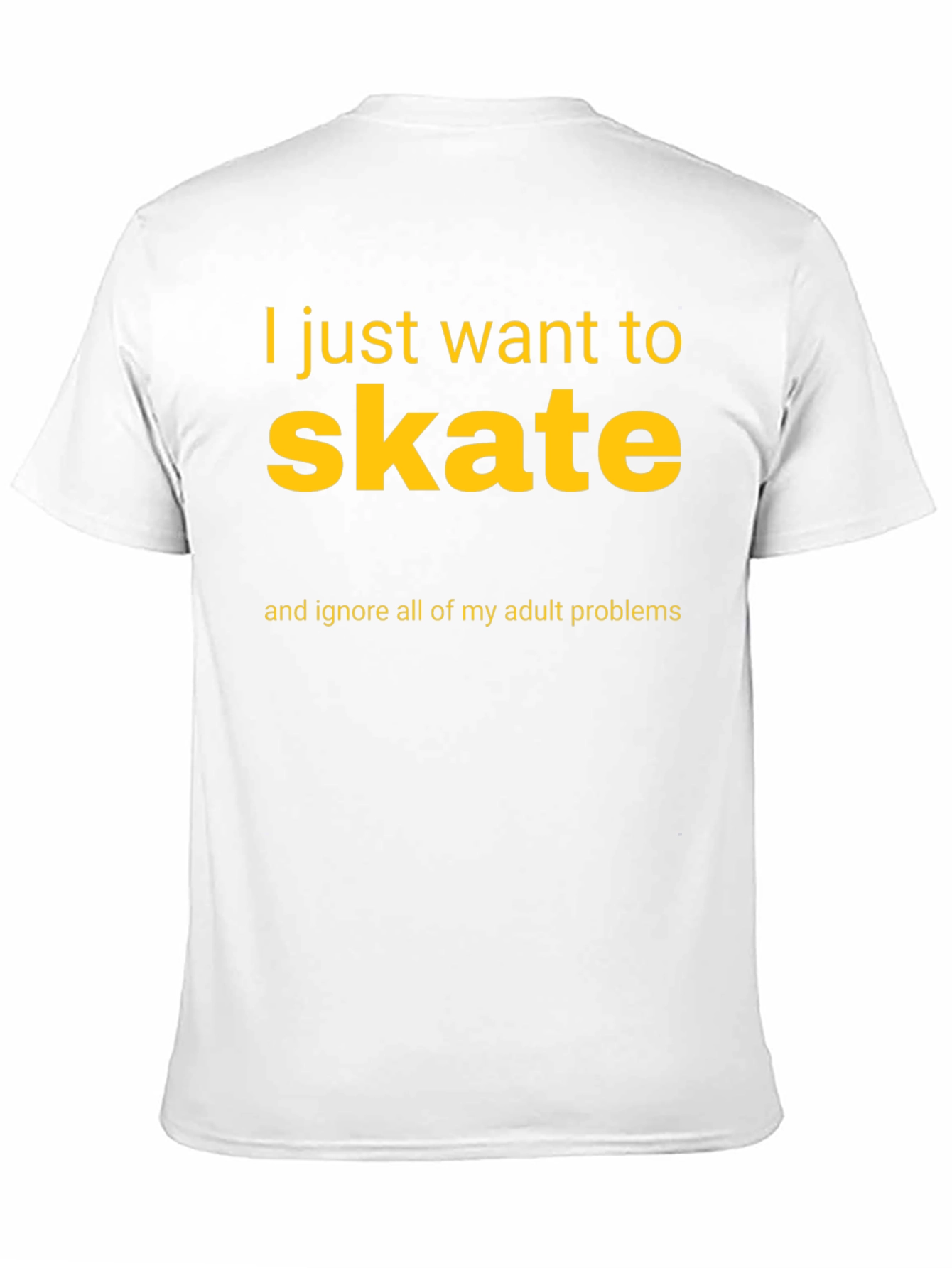 Skateboarding T-Shirt: Ignore Adult Problems