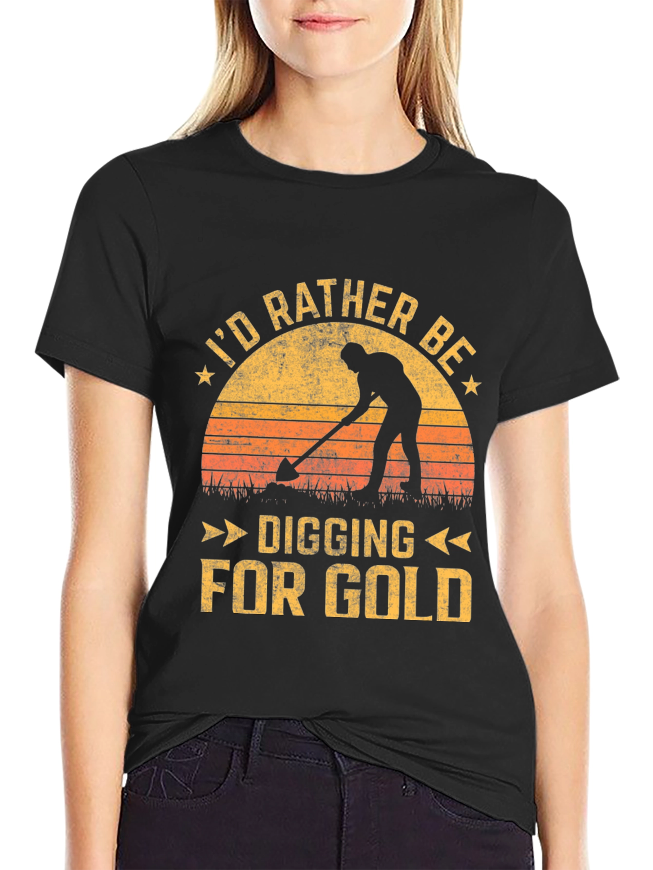 Digging for Gold T-Shirt - Miner Graphic Tee