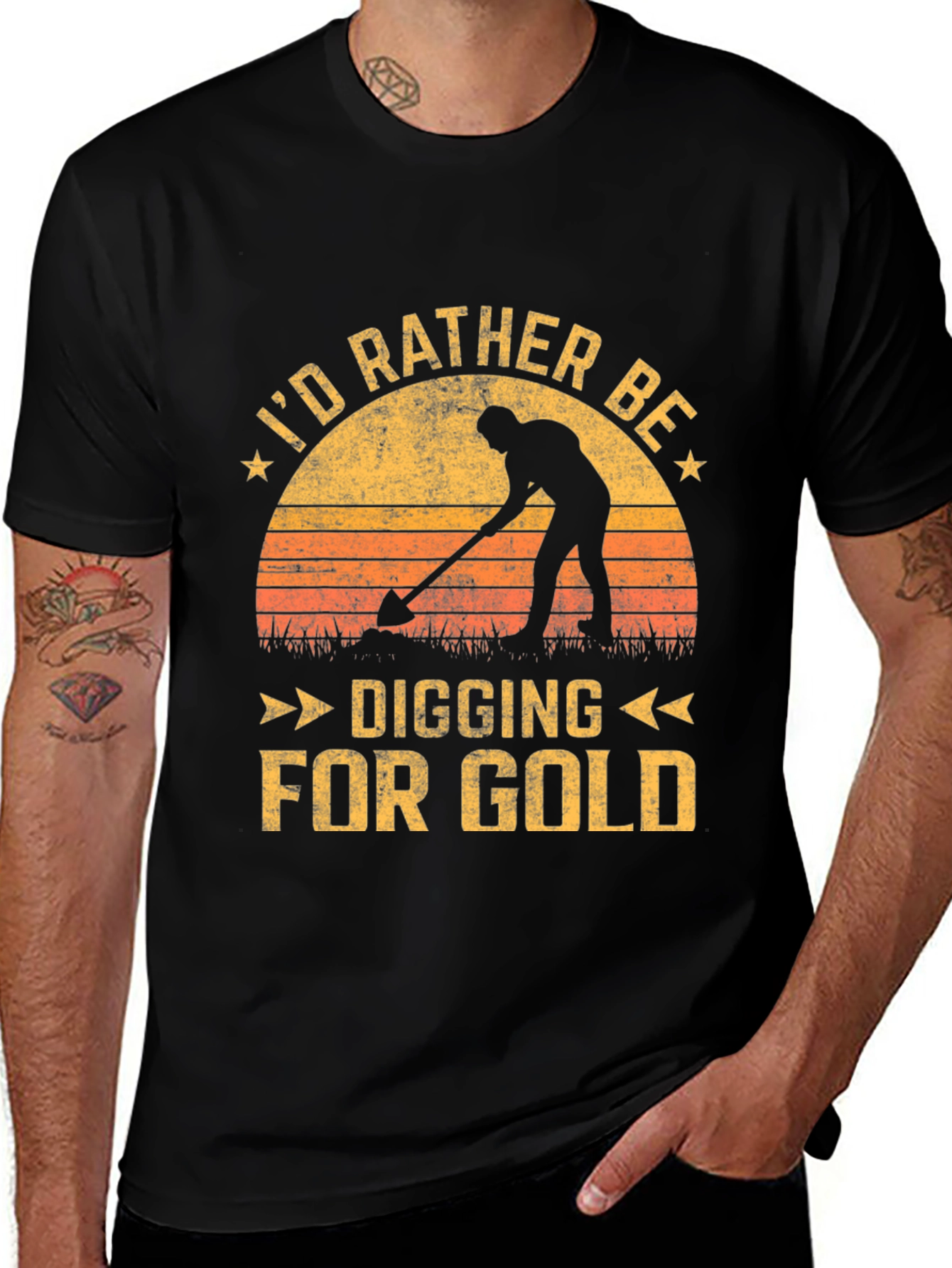 Digging for Gold T-Shirt - Miner Graphic Tee