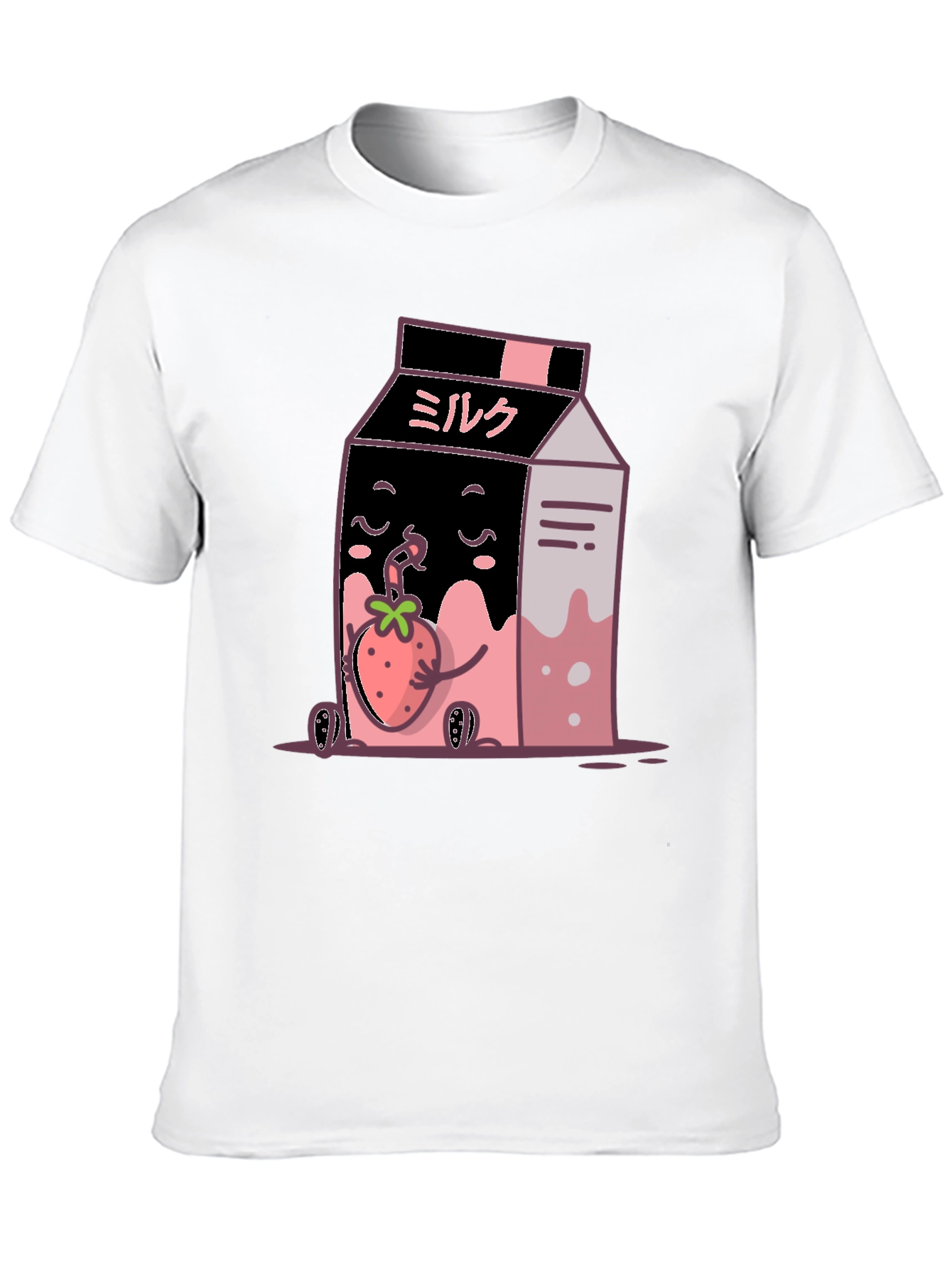 Kawaii Strawberry Milk T-Shirt