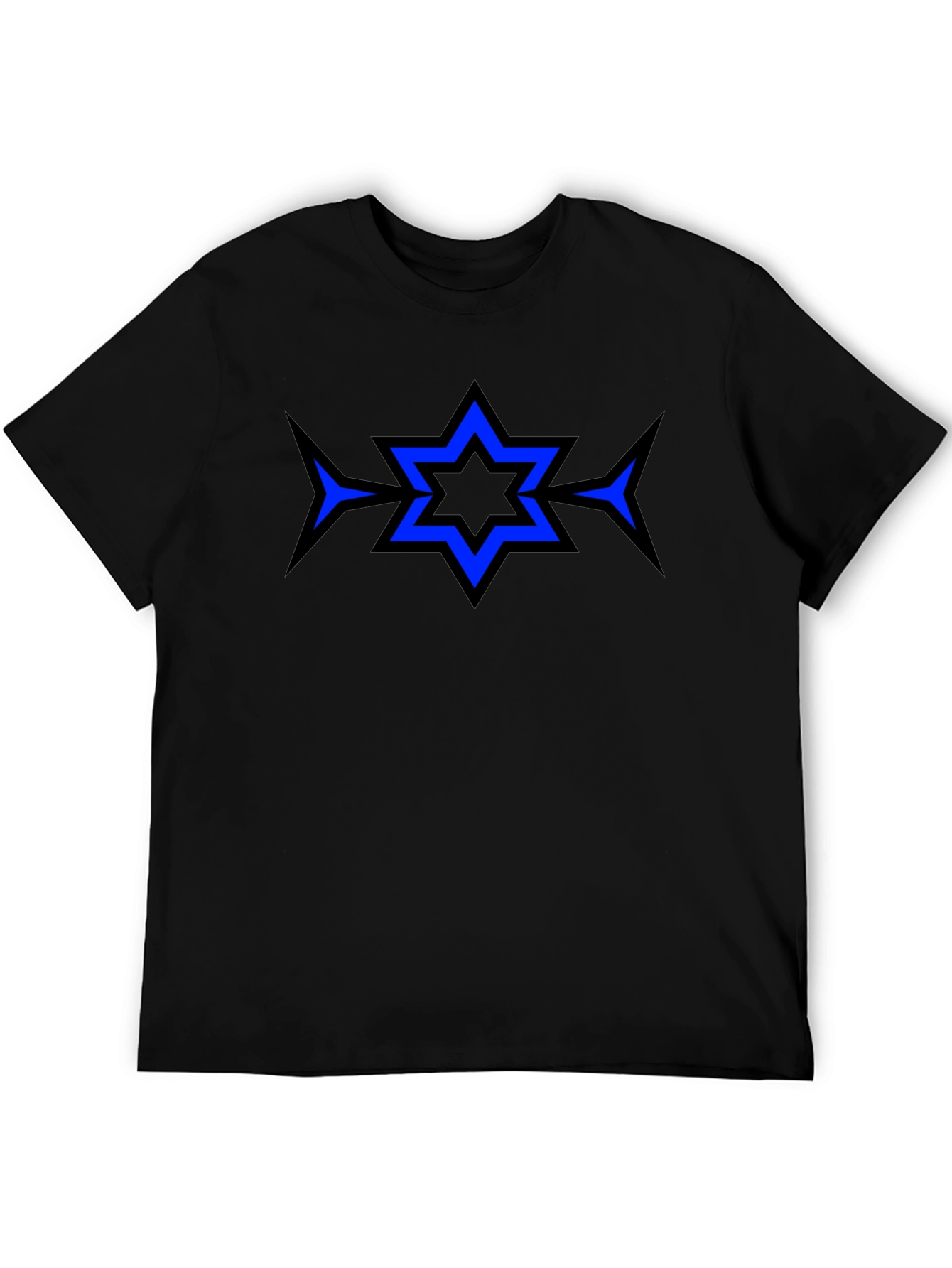 Geometric Star Graphic Print T-Shirt