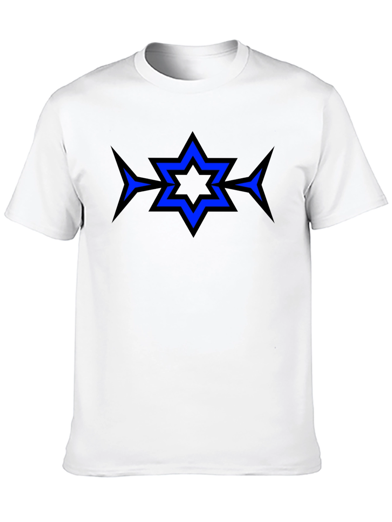 Geometric Star Graphic Print T-Shirt