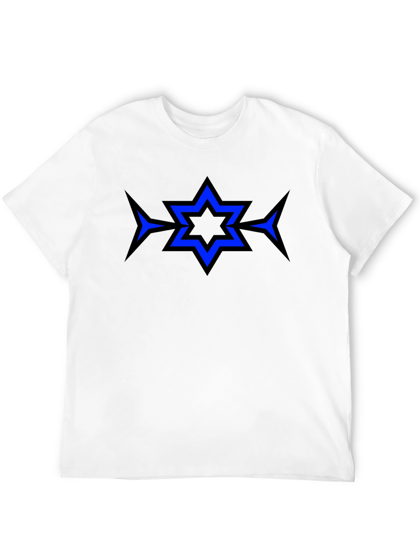 Geometric Star Graphic Print T-Shirt