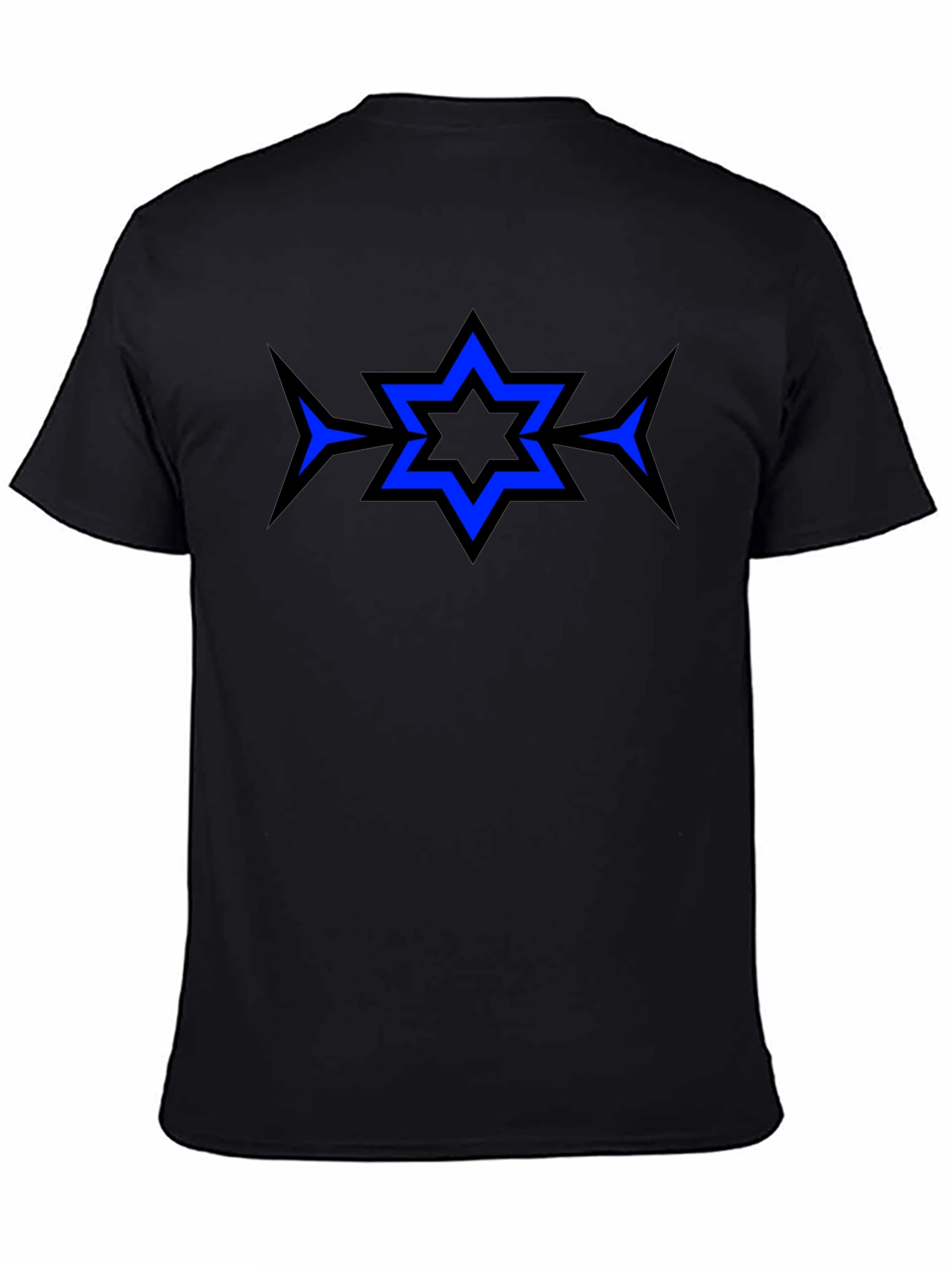 Geometric Star Graphic Print T-Shirt