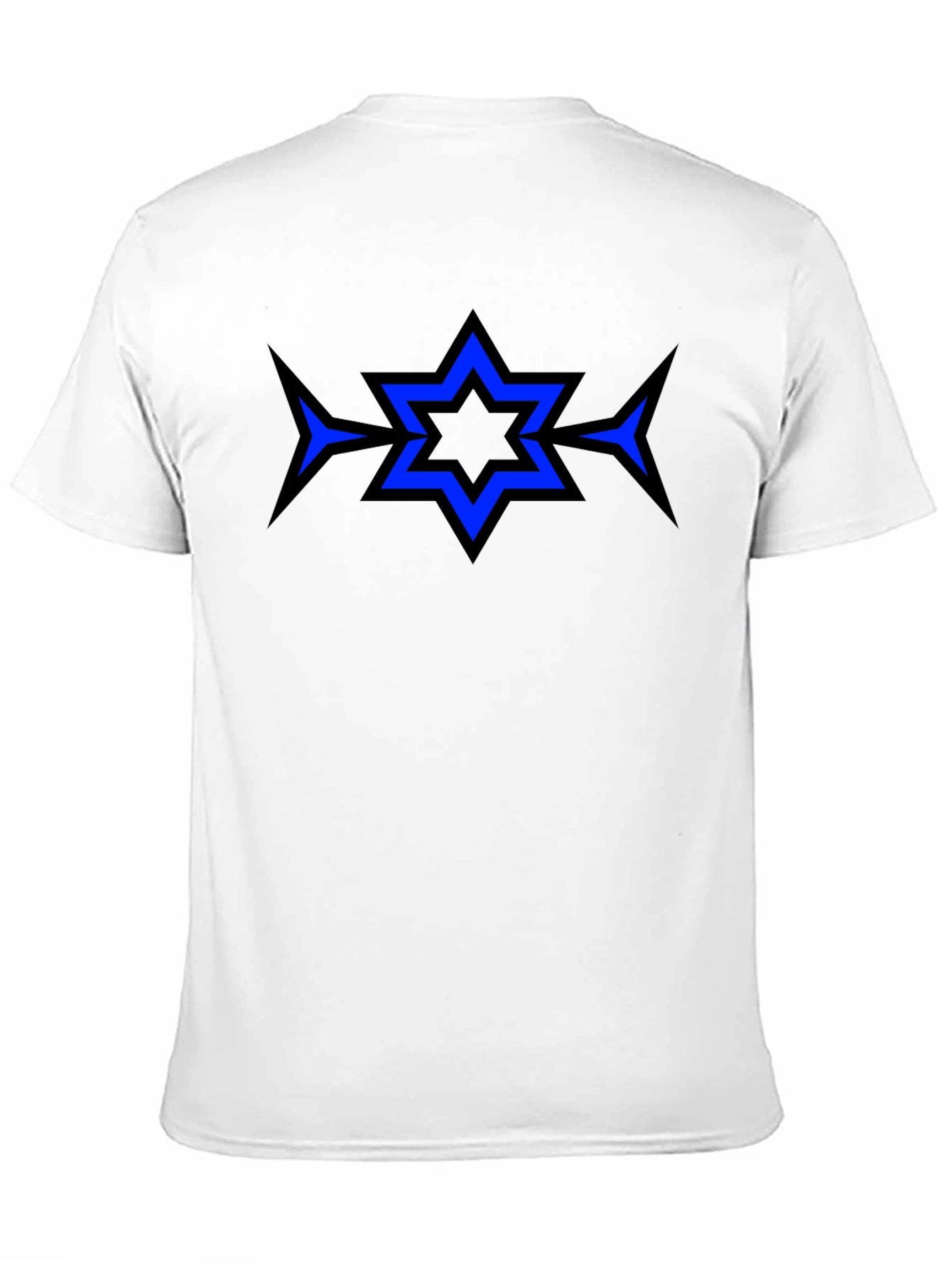 Geometric Star Graphic Print T-Shirt
