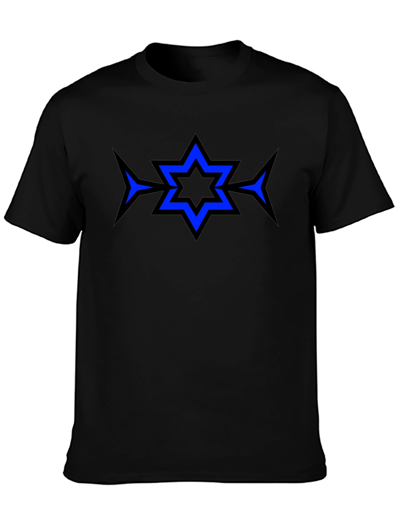 Geometric Star Graphic Print T-Shirt