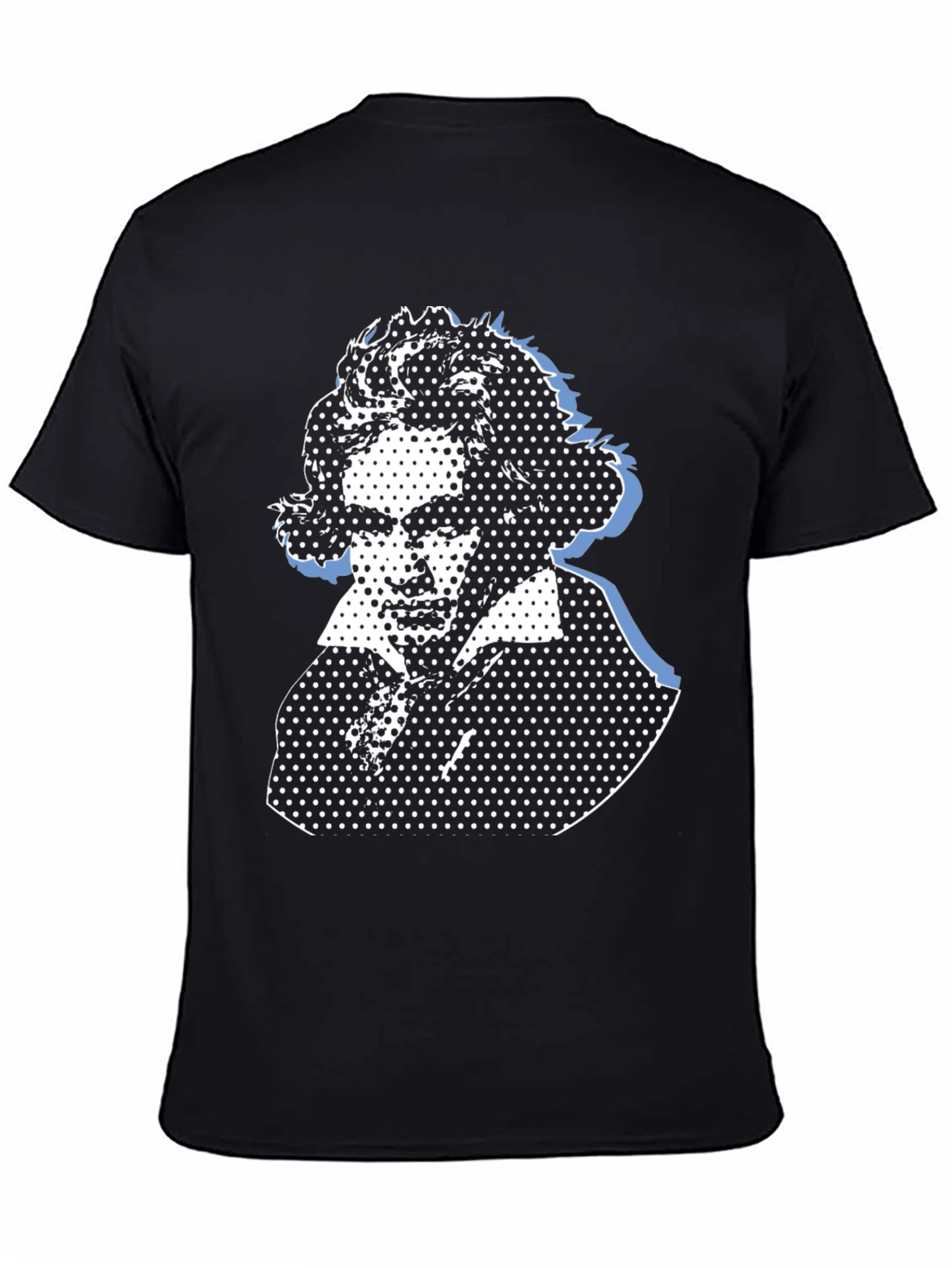 Beethoven Portrait Black Graphic Tee