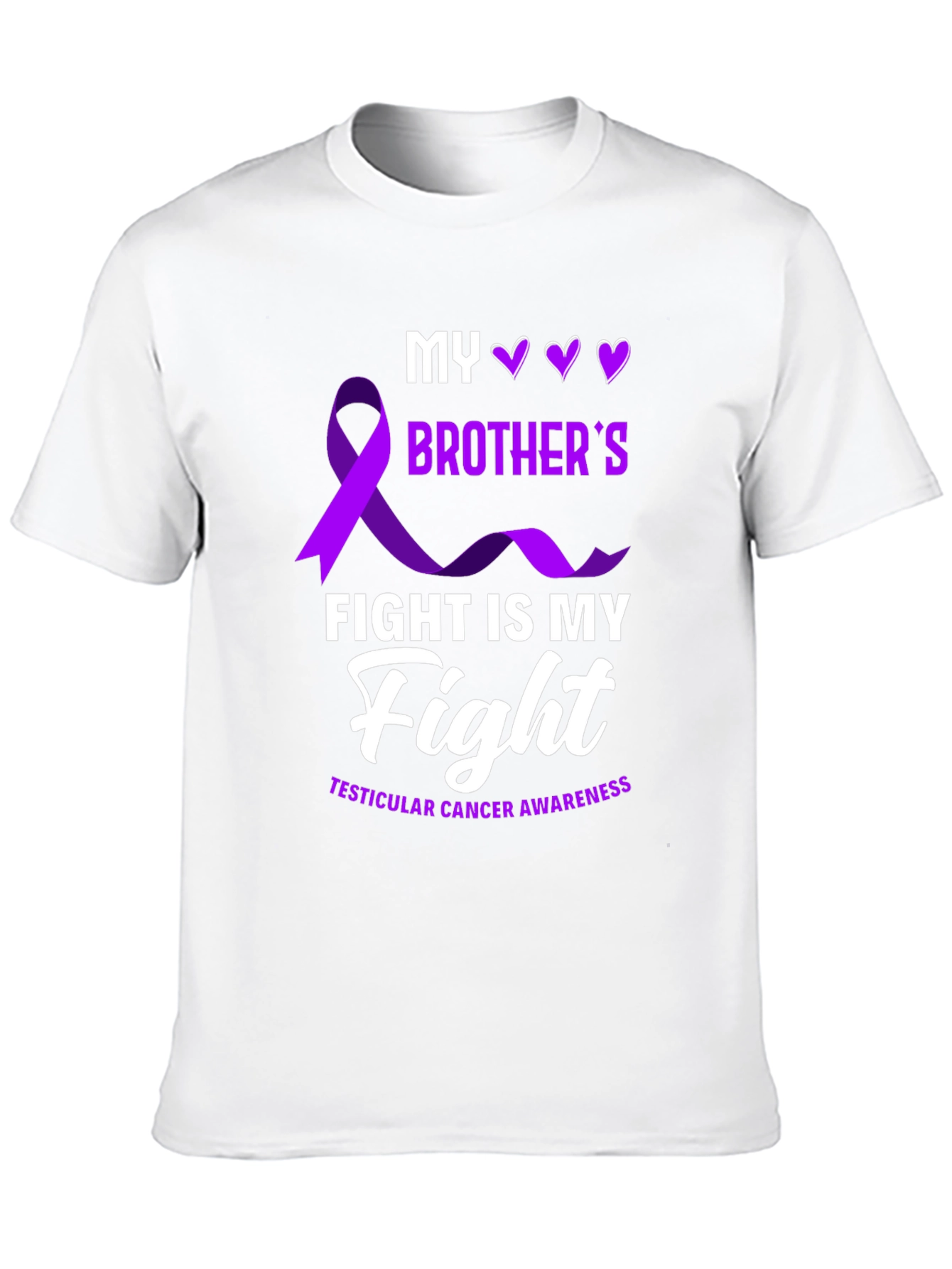 Testicular Cancer Awareness T-Shirt - My Brothers Fight