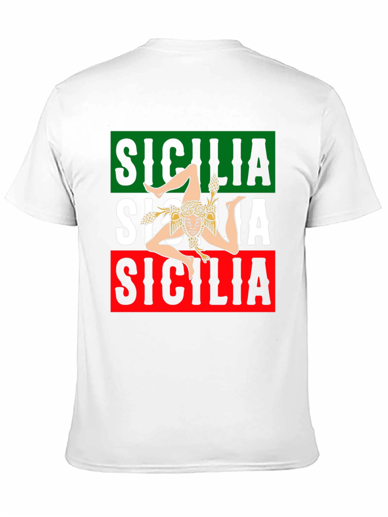 Sicilia Italy Flag T-Shirt