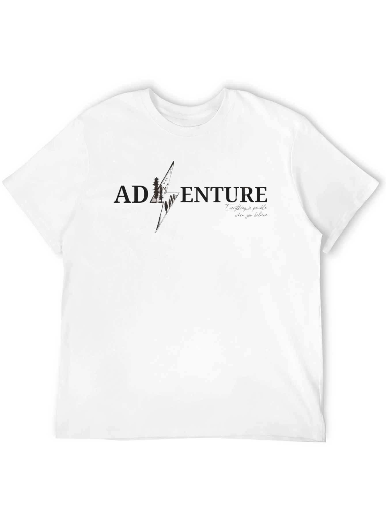Adventure Graphic T-Shirt - Mens Black Tee