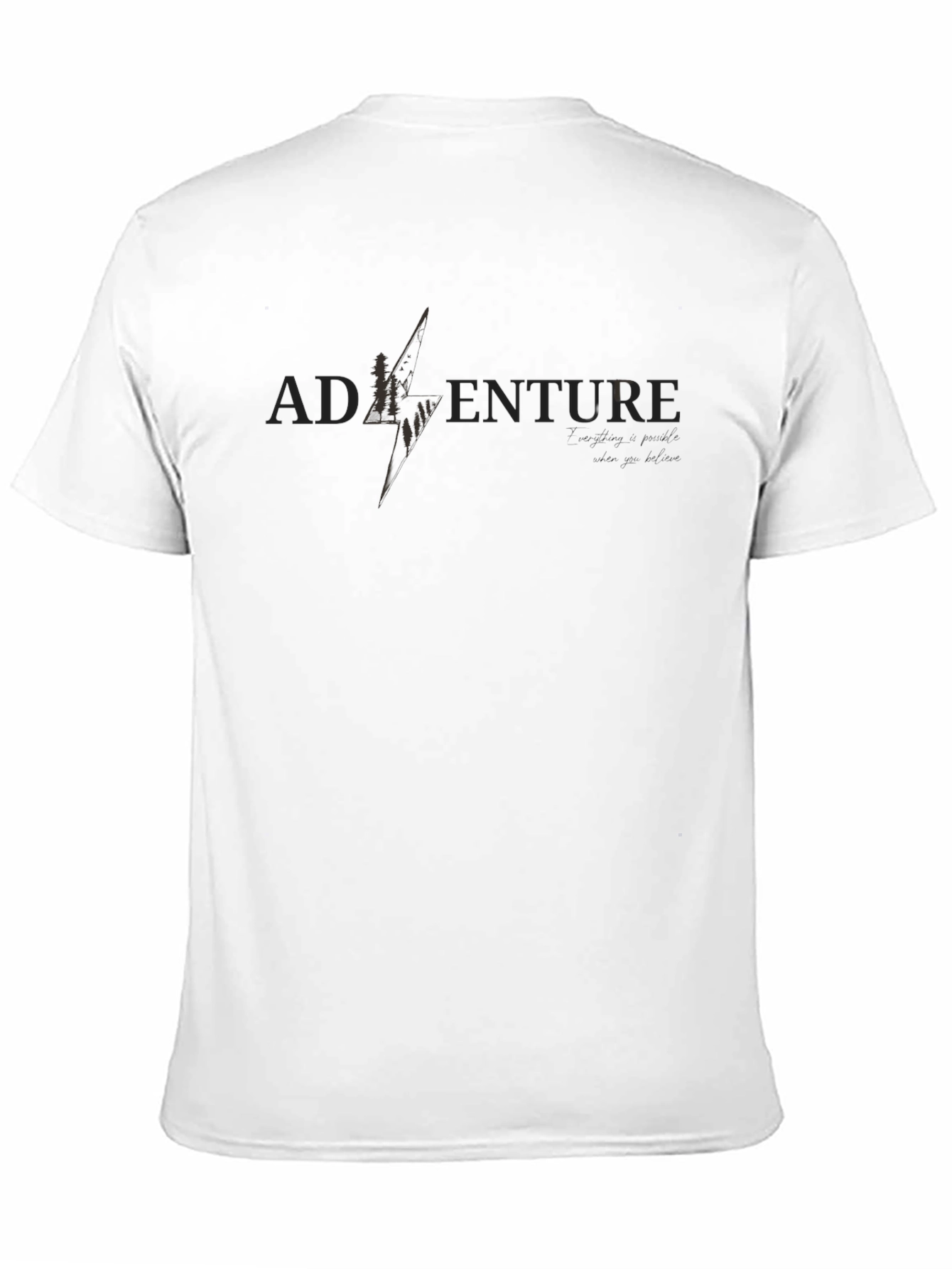 Adventure Graphic T-Shirt - Mens Black Tee
