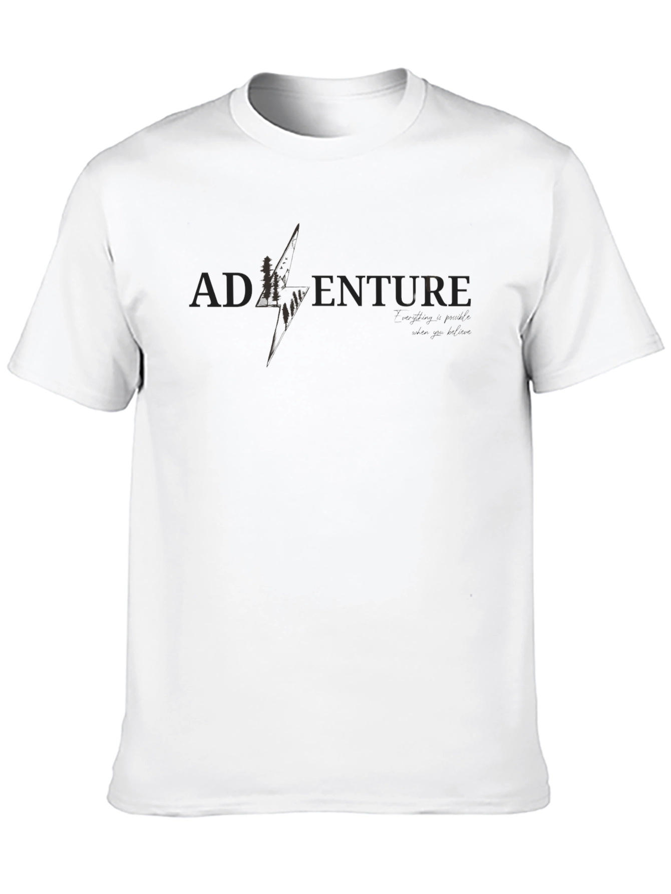 Adventure Graphic T-Shirt - Mens Black Tee