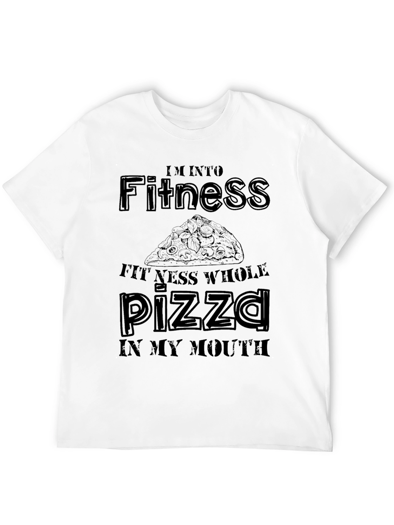 Pizza Fitness Funny T-Shirt