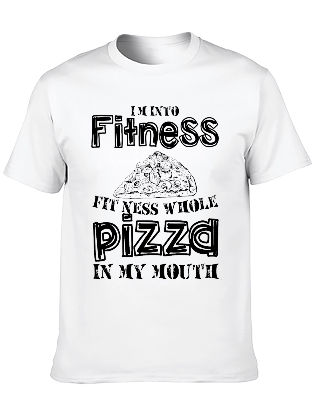 Pizza Fitness Funny T-Shirt
