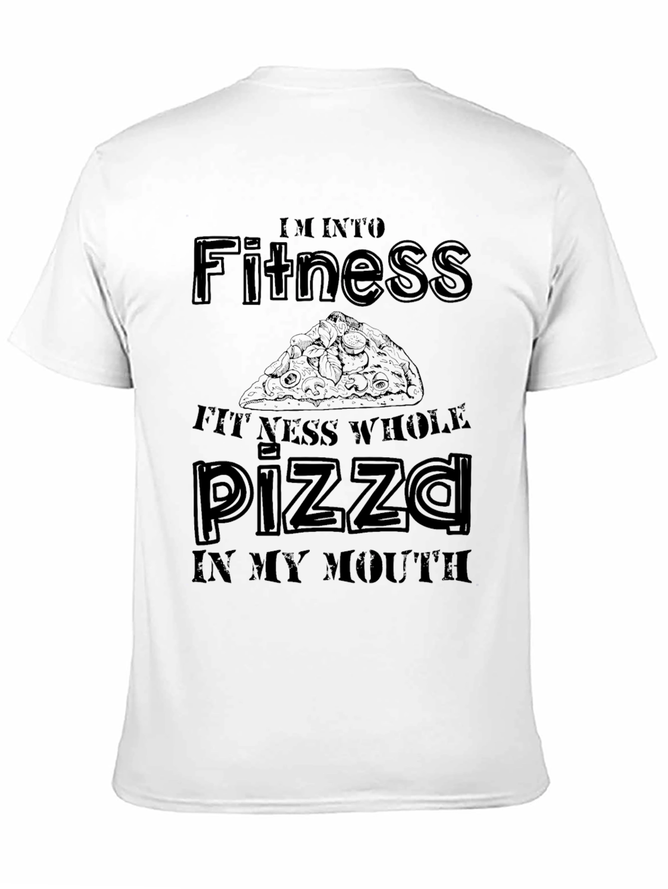 Pizza Fitness Funny T-Shirt