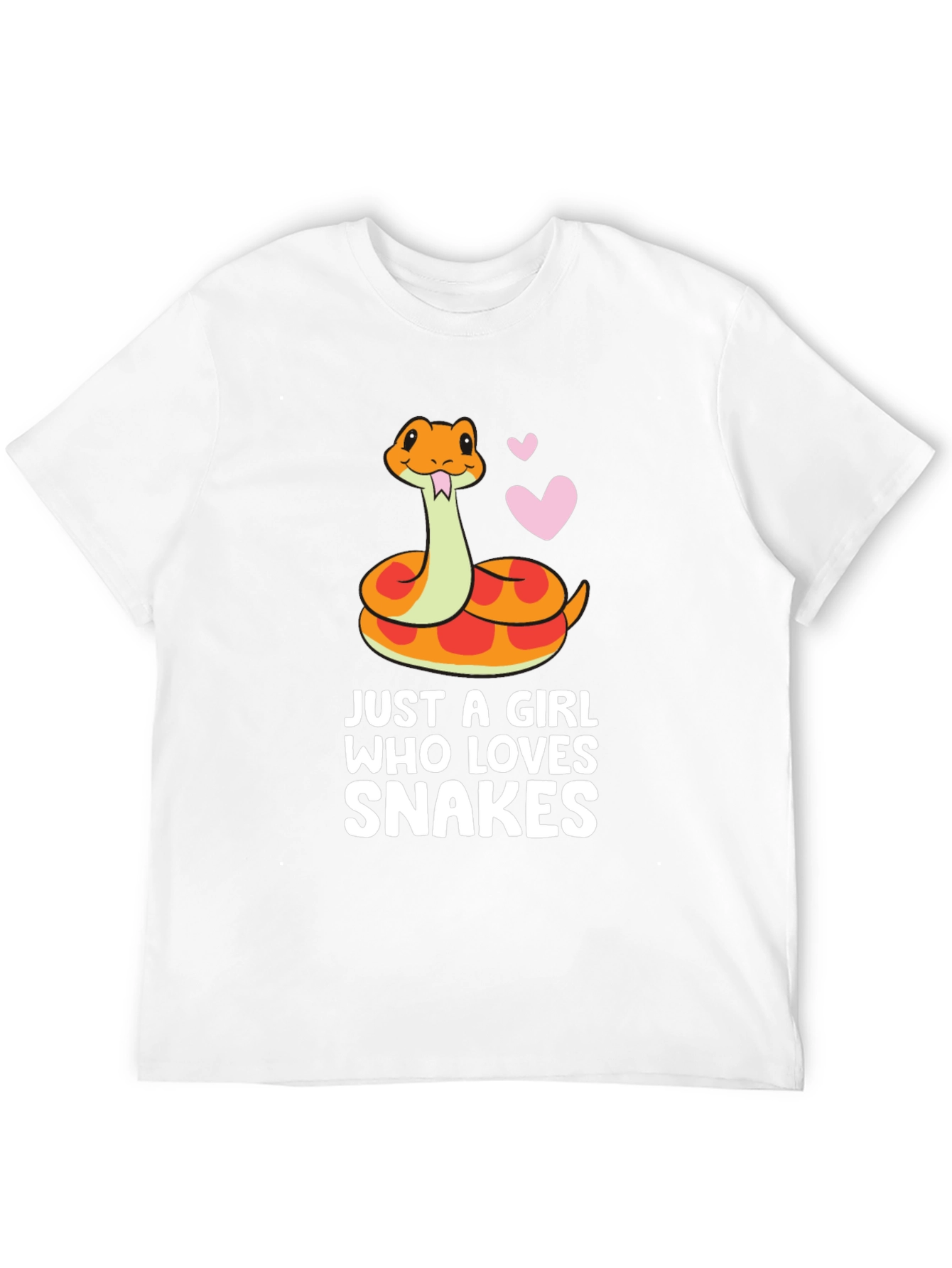 Snake Lover T-Shirt - Cute Cartoon Reptile Tee