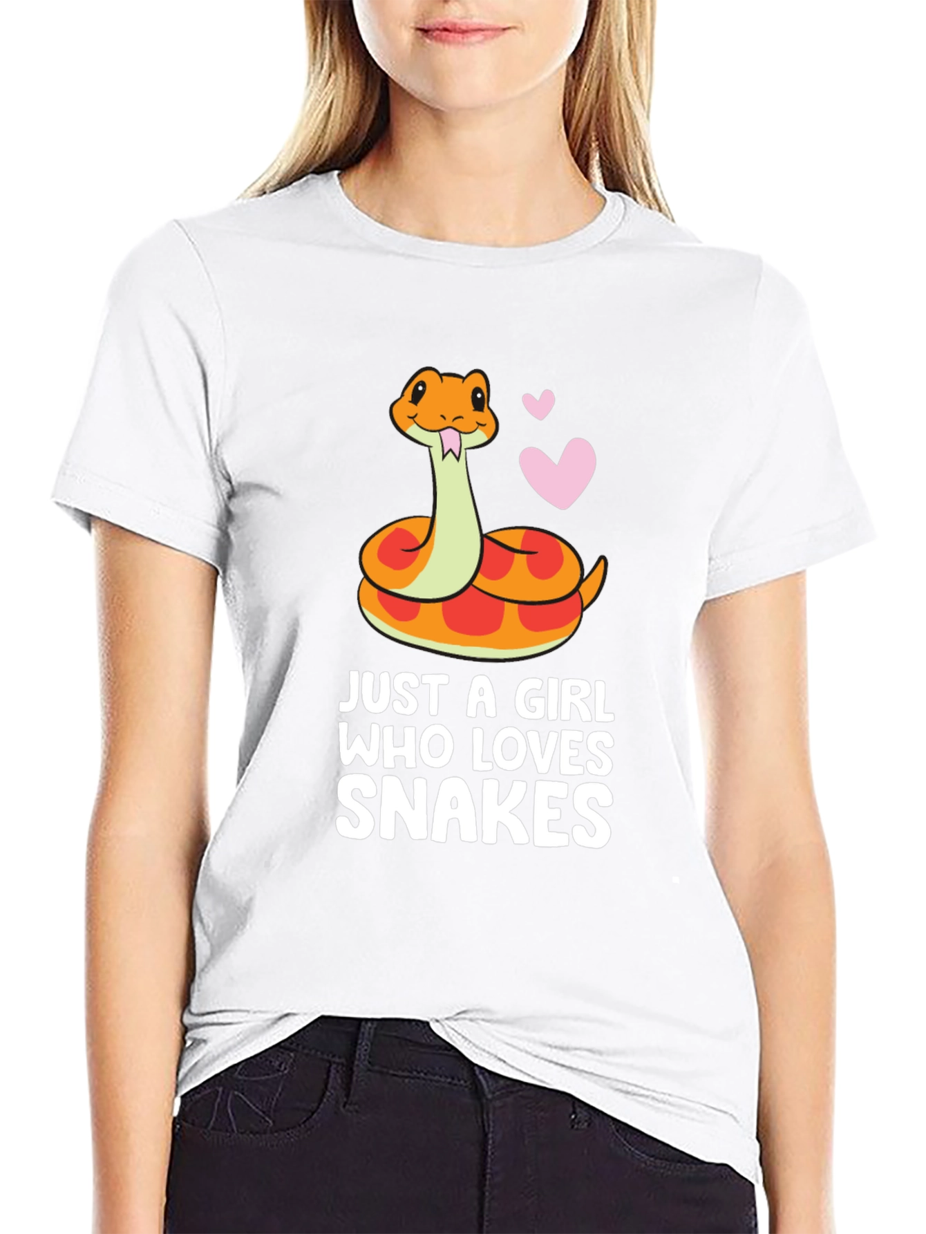 Snake Lover T-Shirt - Cute Cartoon Reptile Tee