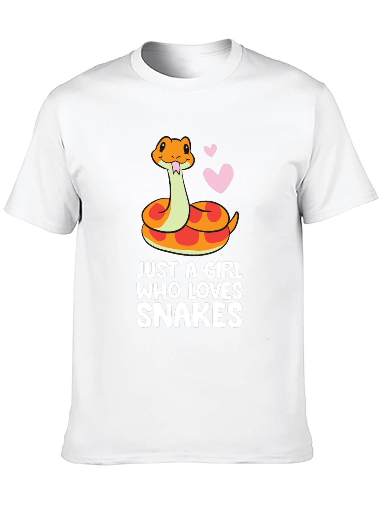 Snake Lover T-Shirt - Cute Cartoon Reptile Tee