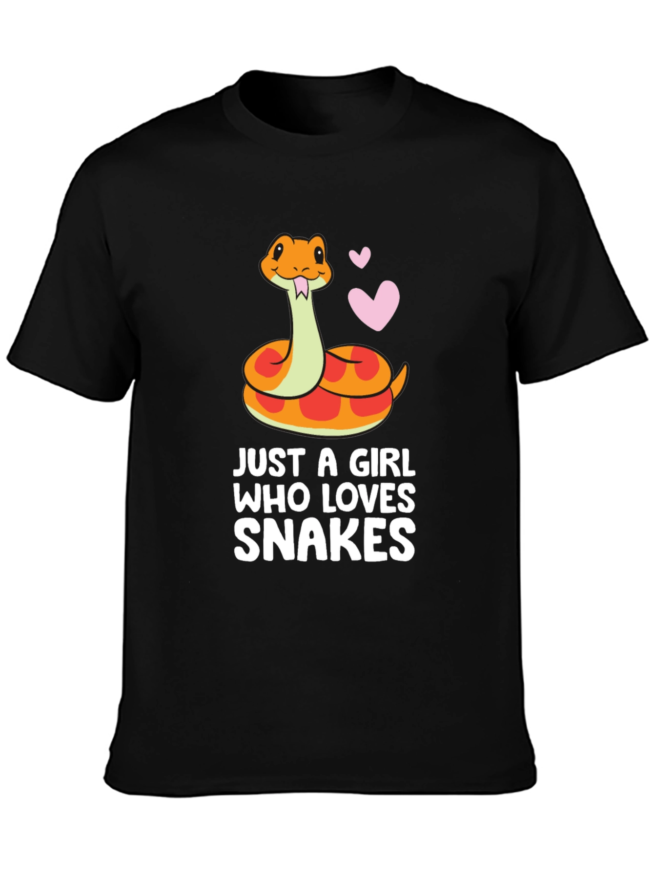 Snake Lover T-Shirt - Cute Cartoon Reptile Tee