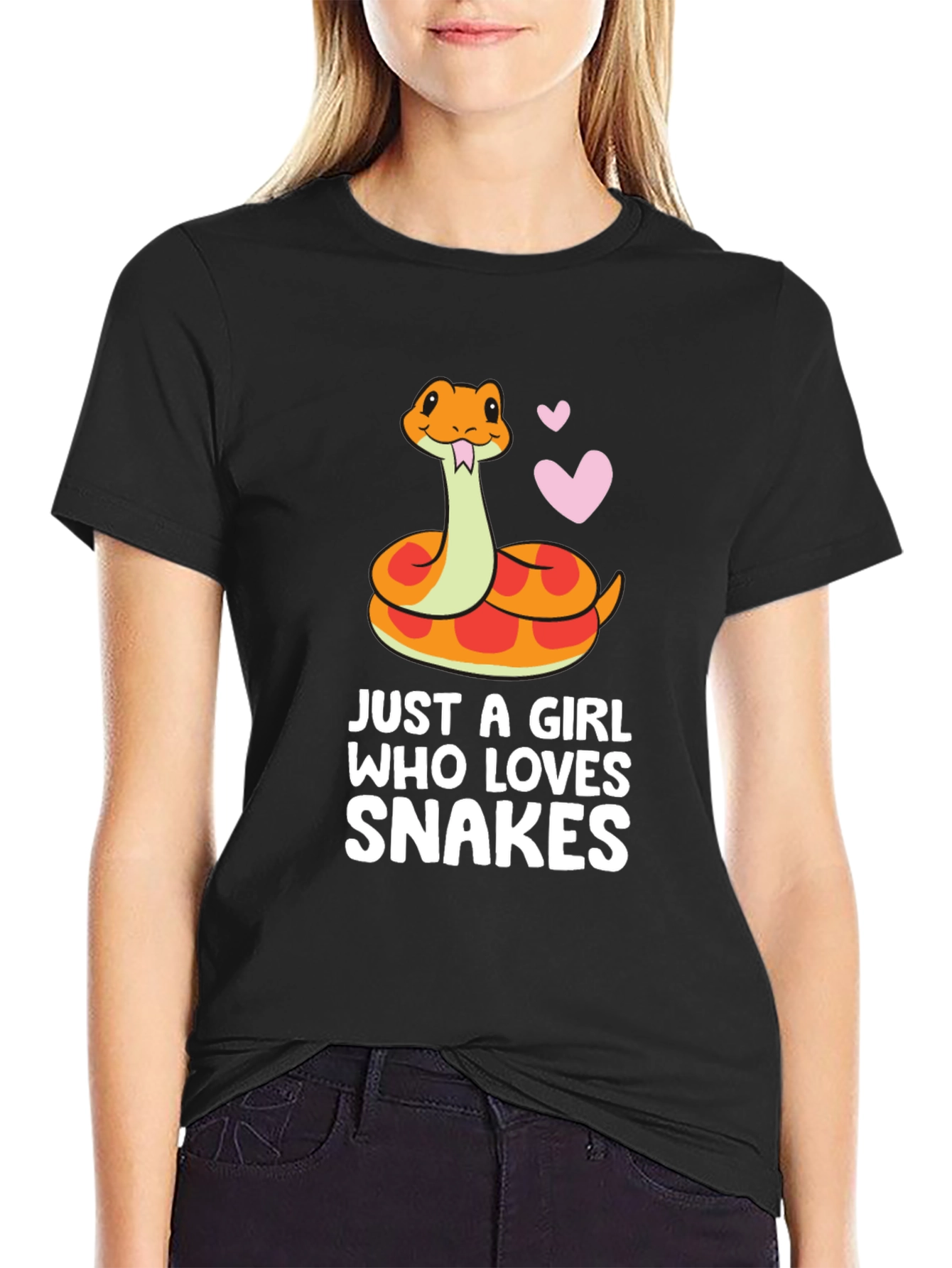 Snake Lover T-Shirt - Cute Cartoon Reptile Tee