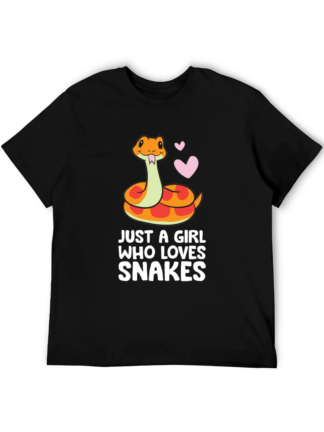 Snake Lover T-Shirt - Cute Cartoon Reptile Tee