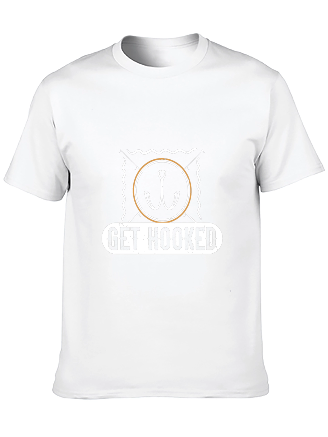 Get Hooked T-Shirt - Fishing Graphic Tee