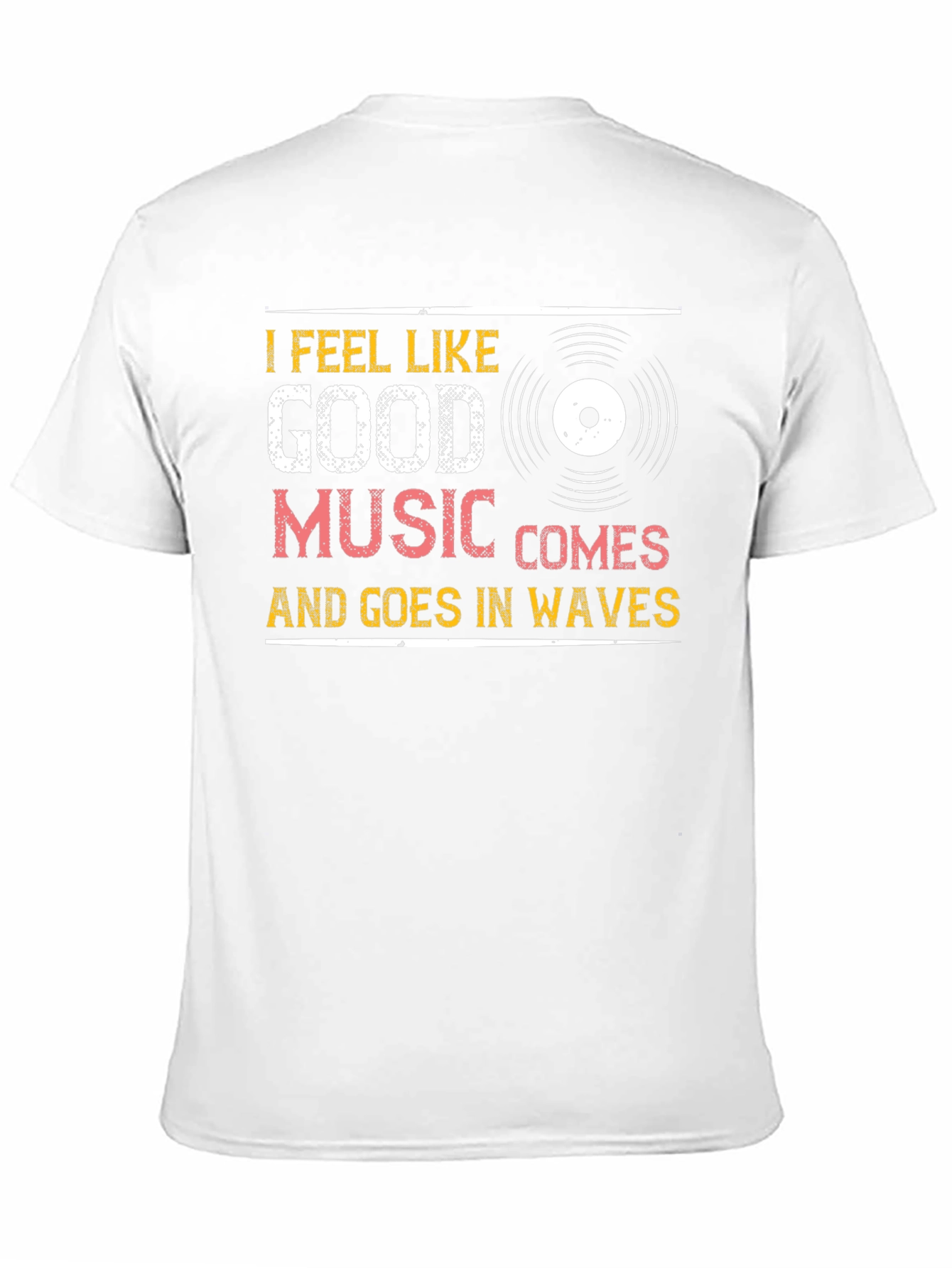 Good Music Waves Graphic T-Shirt