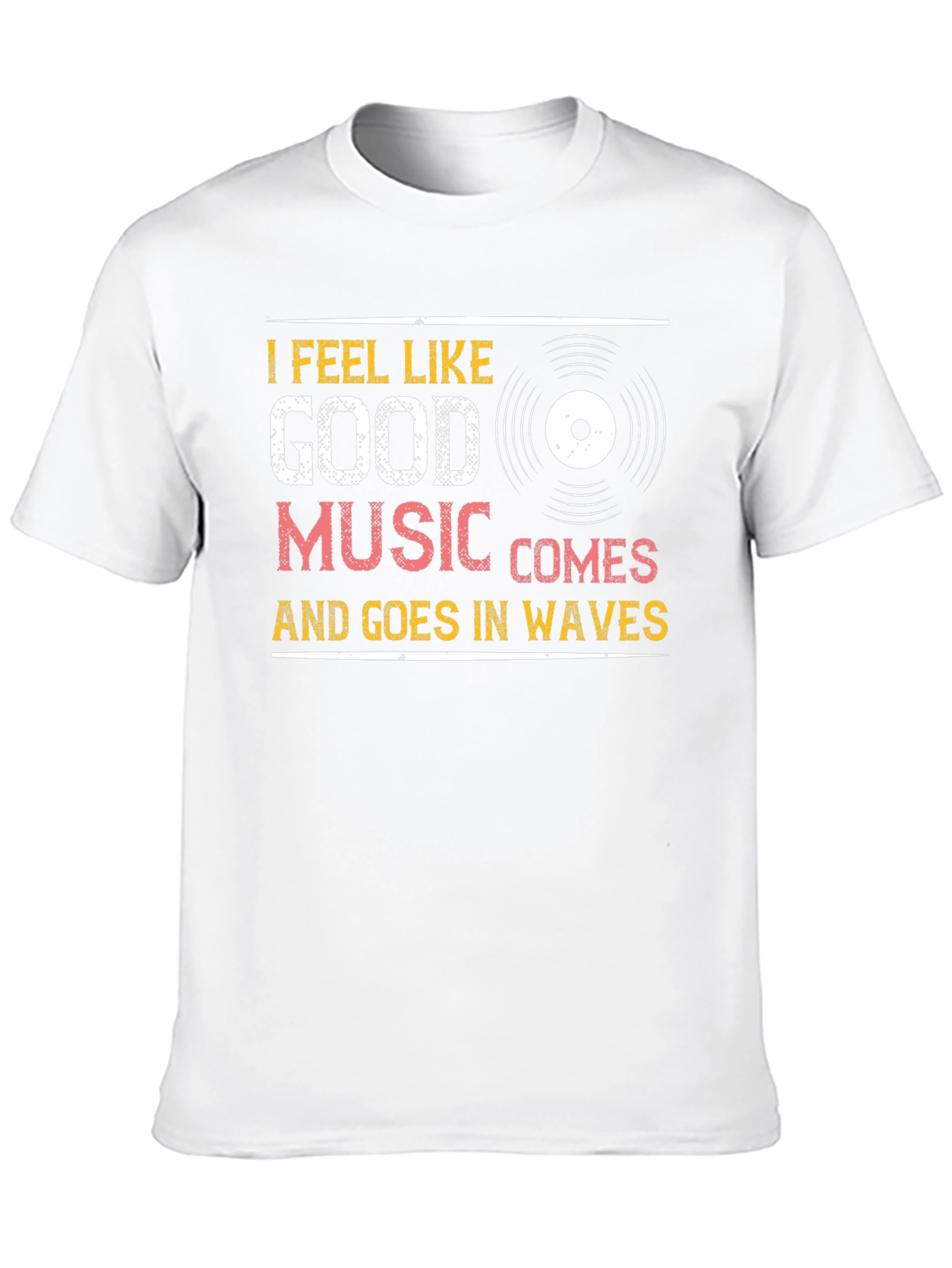 Good Music Waves Graphic T-Shirt