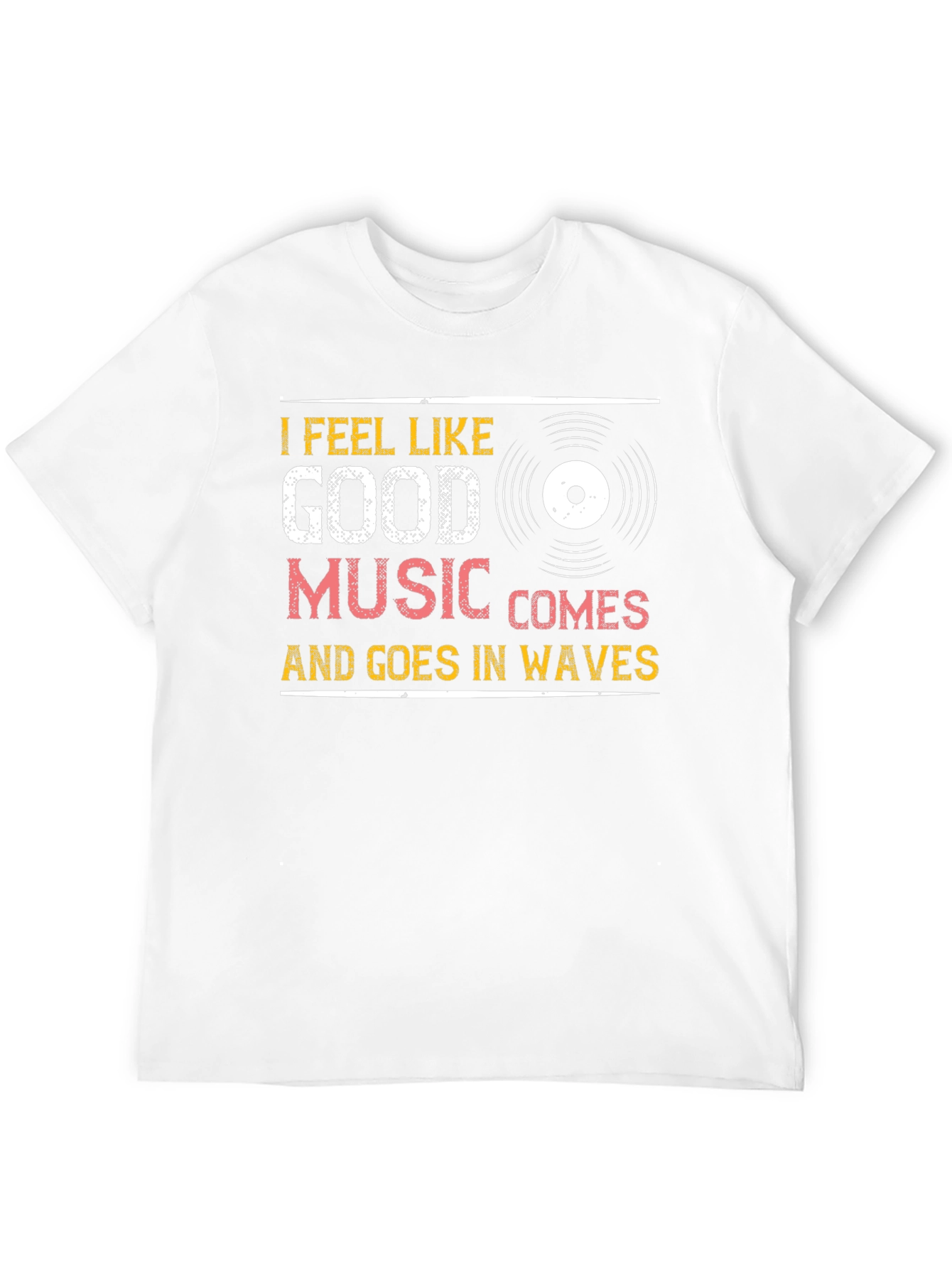 Good Music Waves Graphic T-Shirt