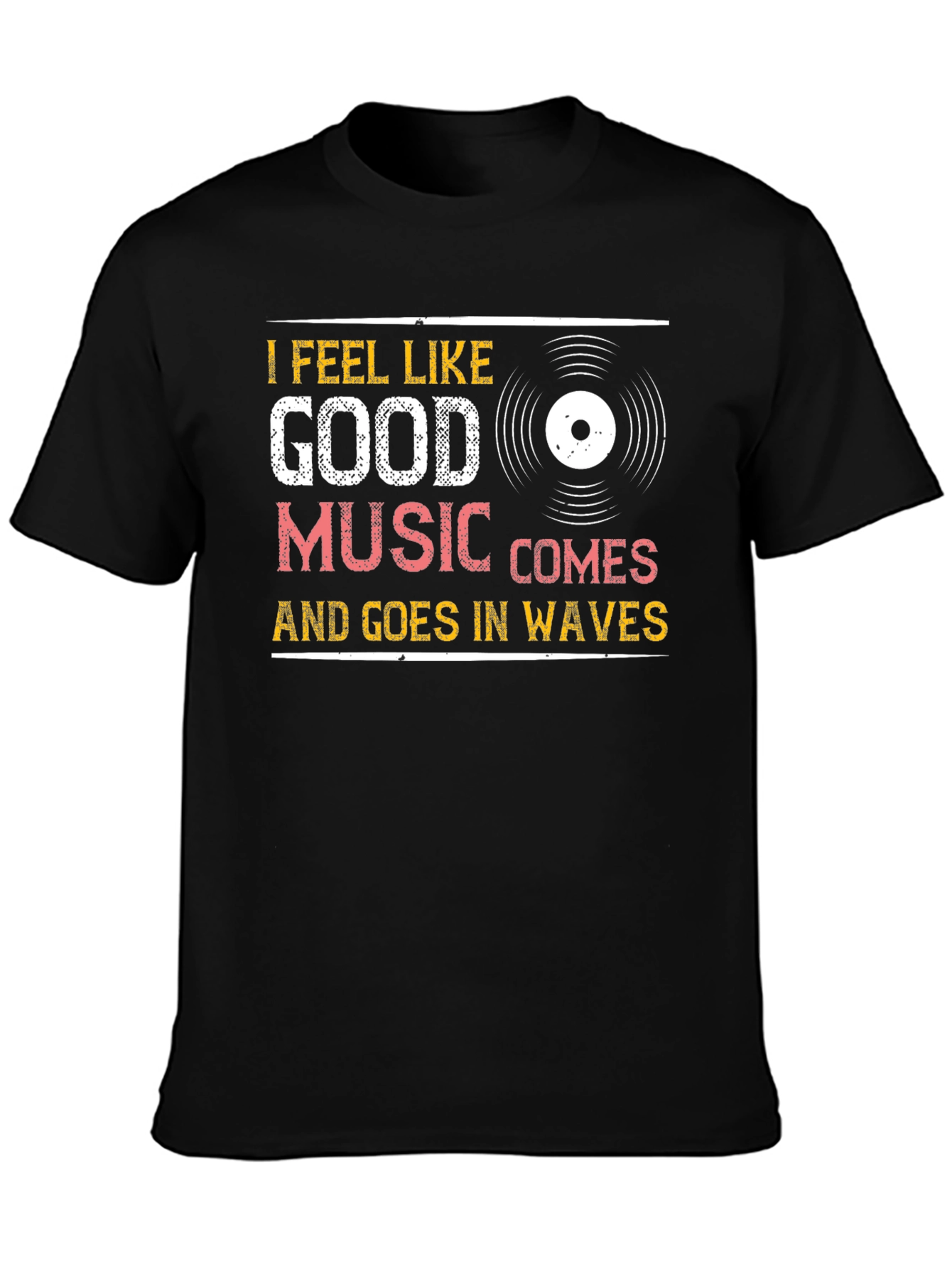 Good Music Waves Graphic T-Shirt