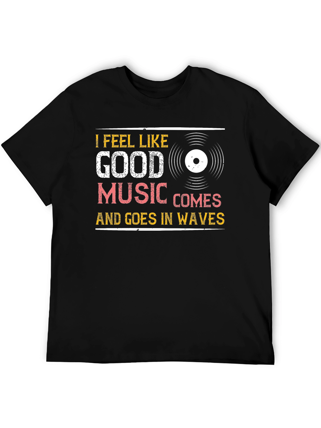 Good Music Waves Graphic T-Shirt