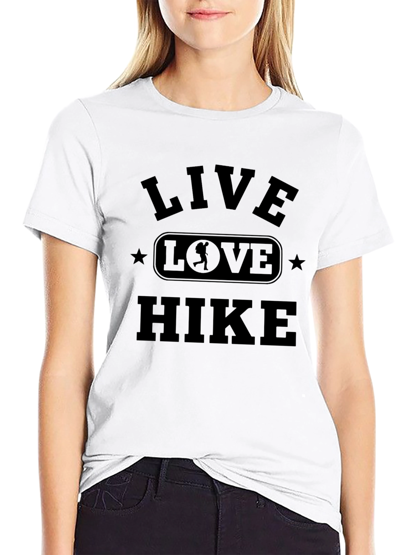 Live Love Hike Black T-Shirt