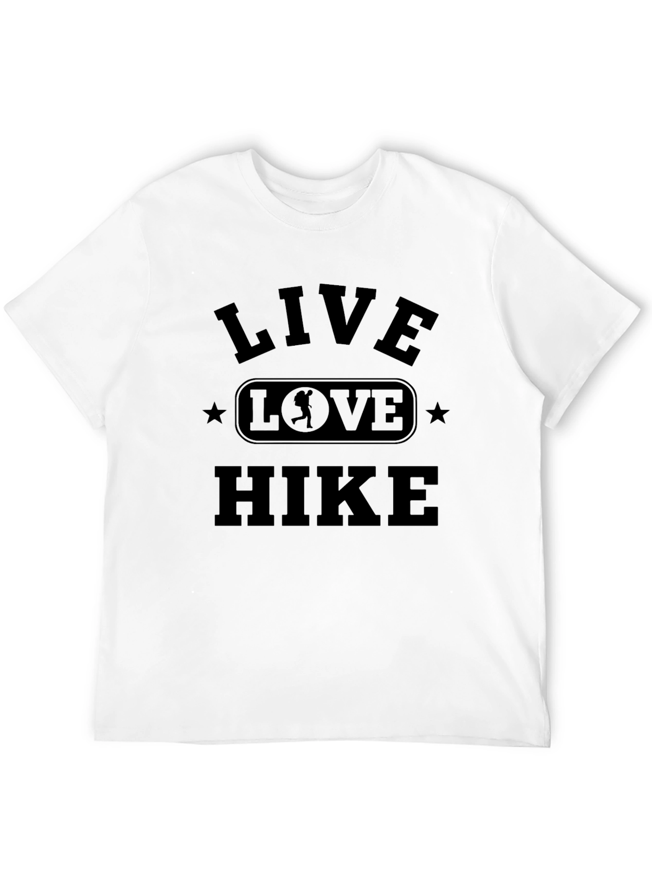 Live Love Hike Black T-Shirt