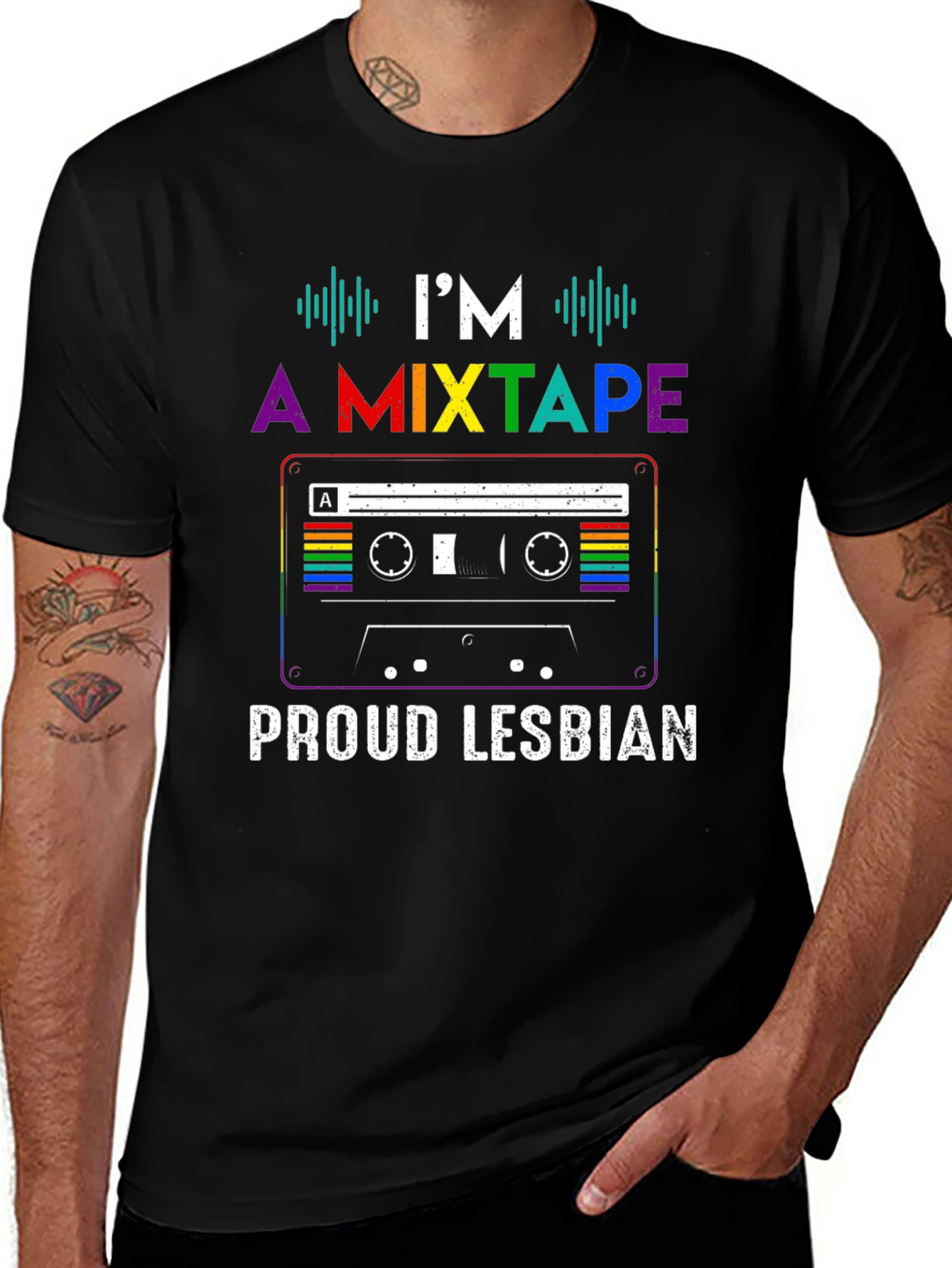 Im A Mixtape Proud Lesbian Pride T-Shirt