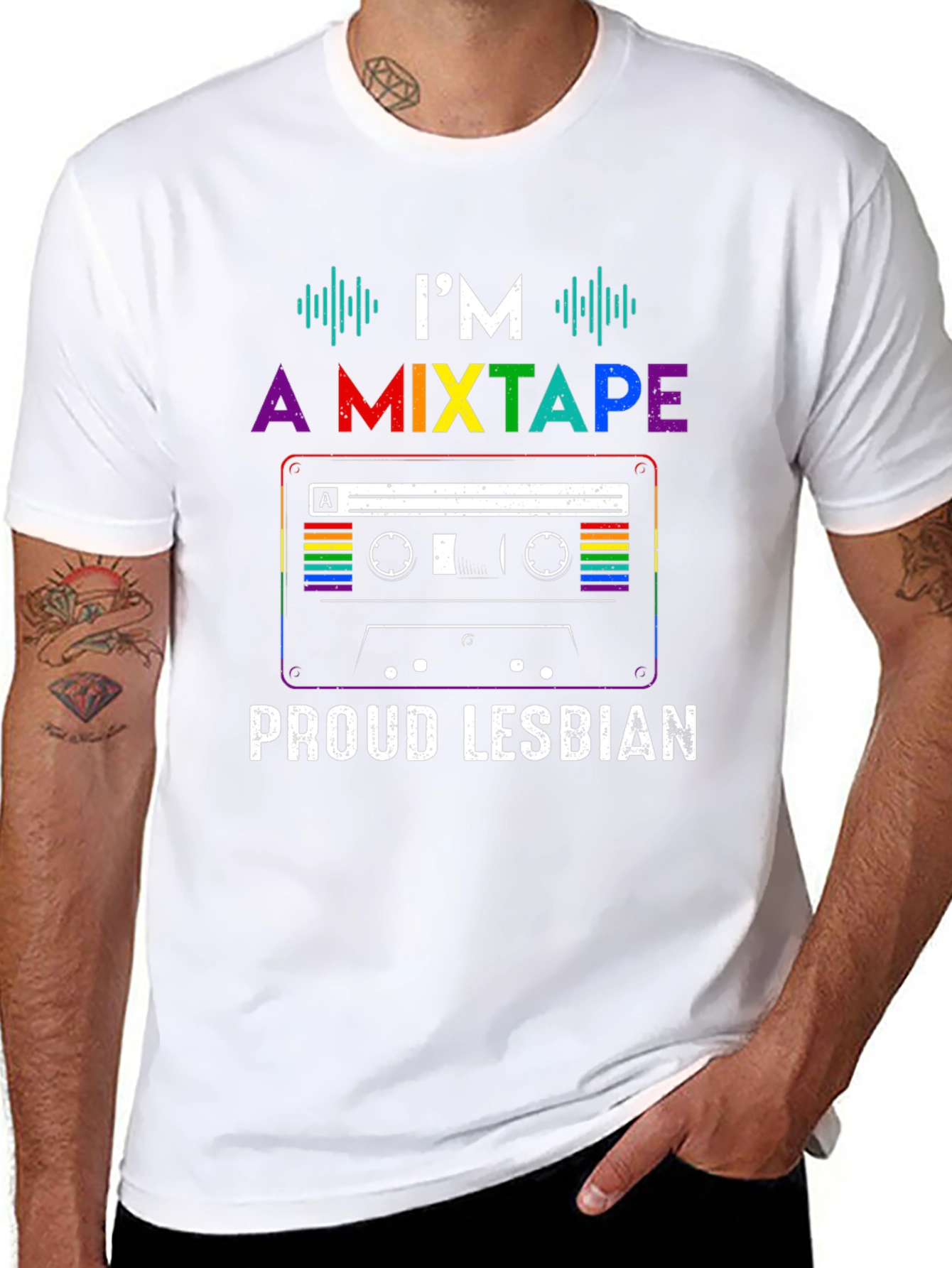 Im A Mixtape Proud Lesbian Pride T-Shirt