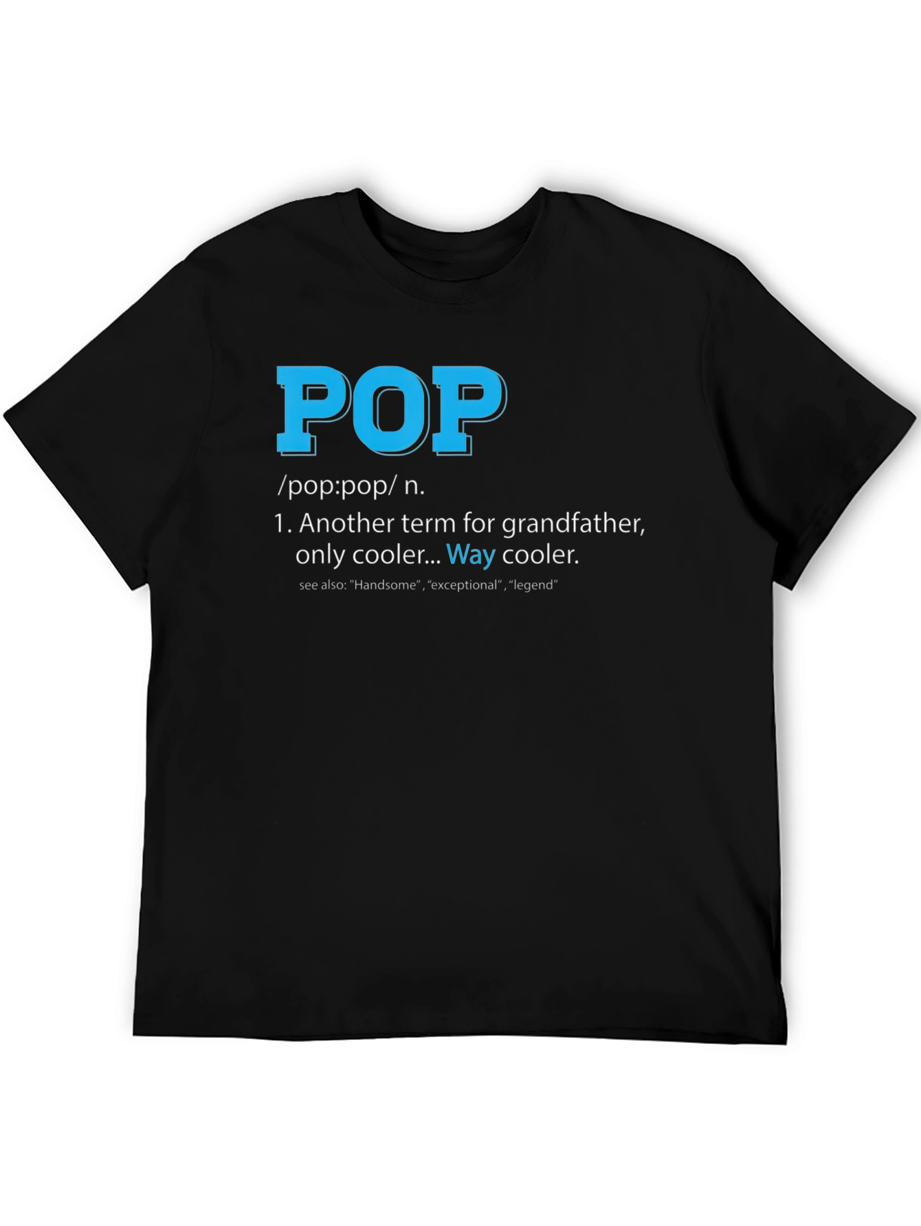 Funny Pop Definition T-Shirt - Cool Grandfather Tee
