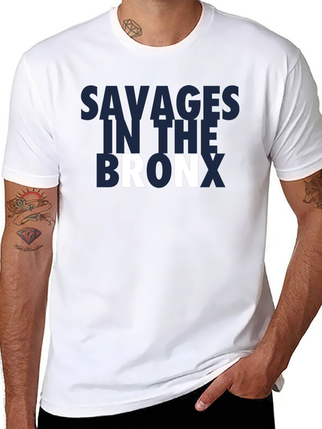 Savages in the Bronx Graphic T-Shirt