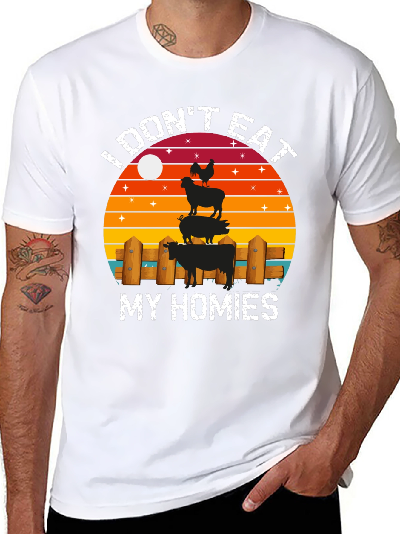 I Dont Eat My Homies Vegan T-Shirt