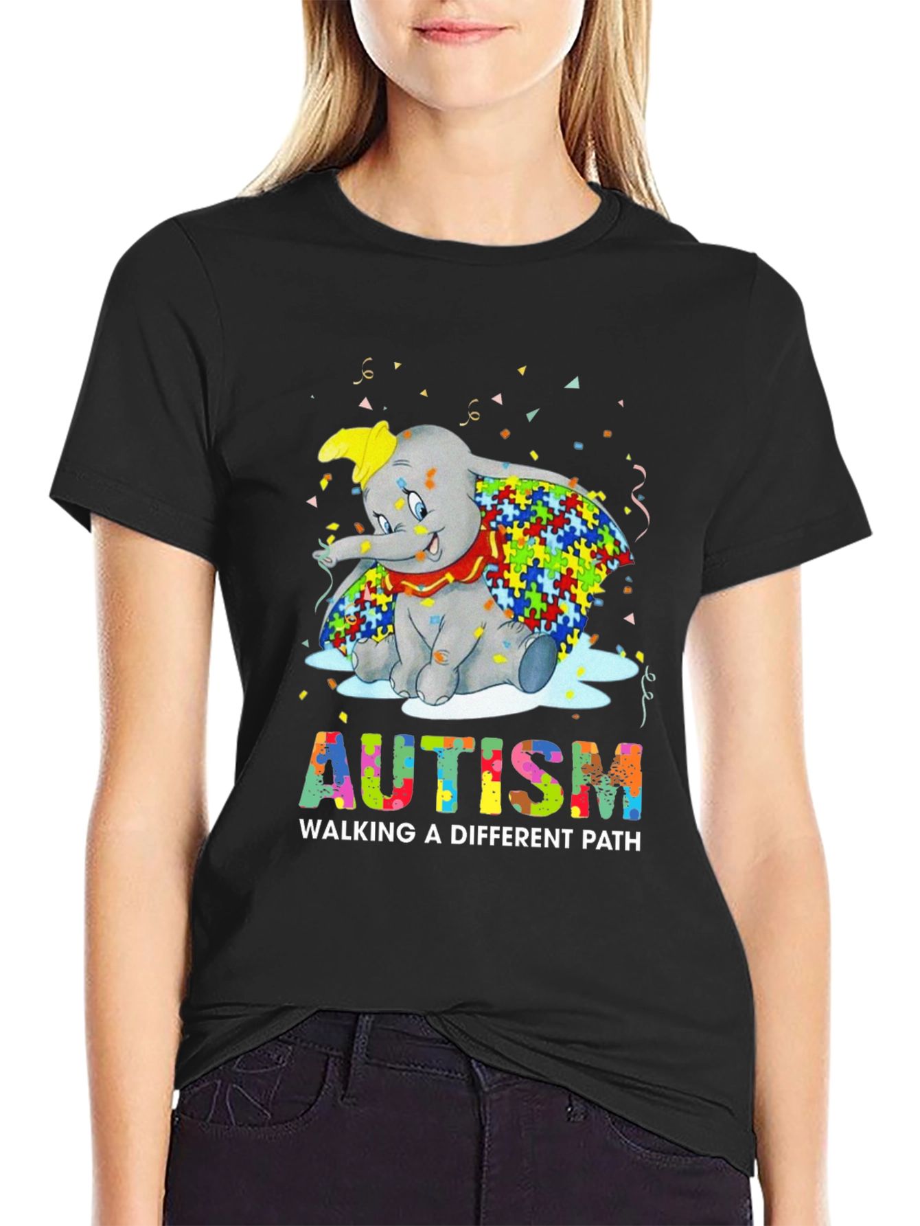 Autism Awareness Dumbo T-Shirt