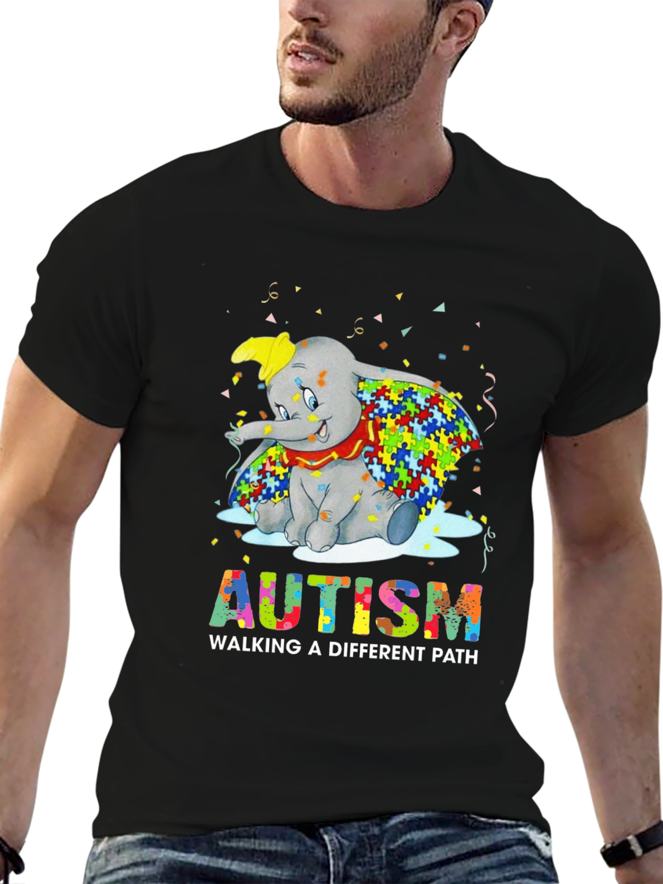 Autism Awareness Dumbo T-Shirt
