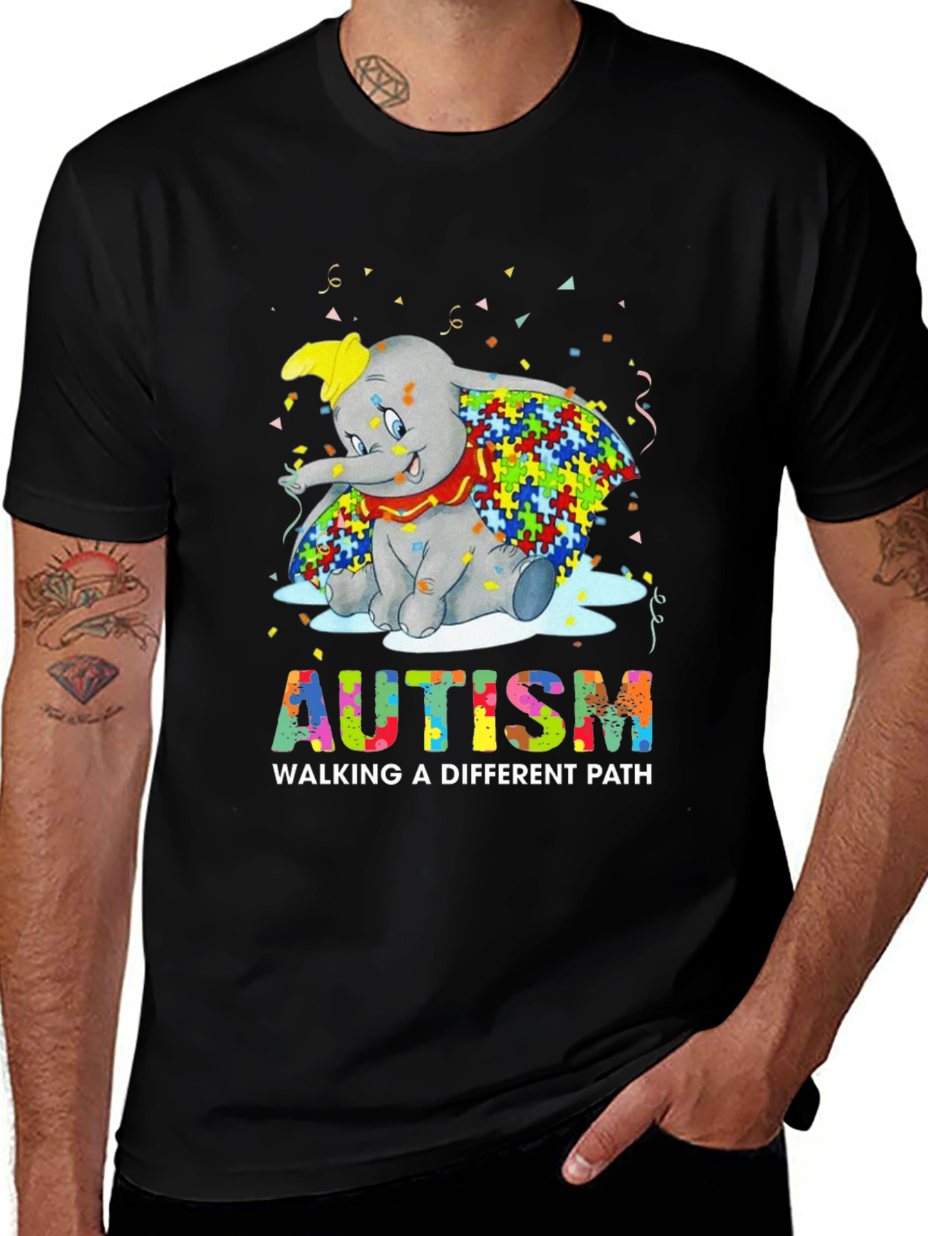 Autism Awareness Dumbo T-Shirt