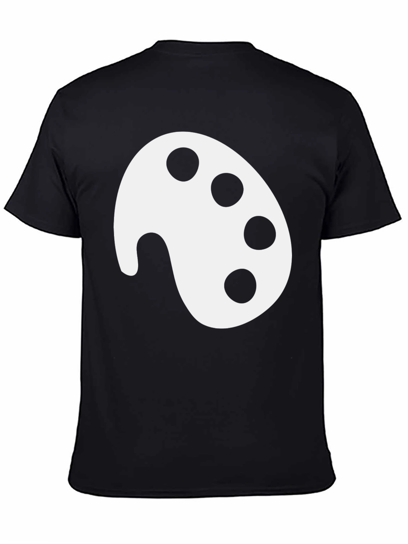 Artist Palette Black T-Shirt - Painters Essential