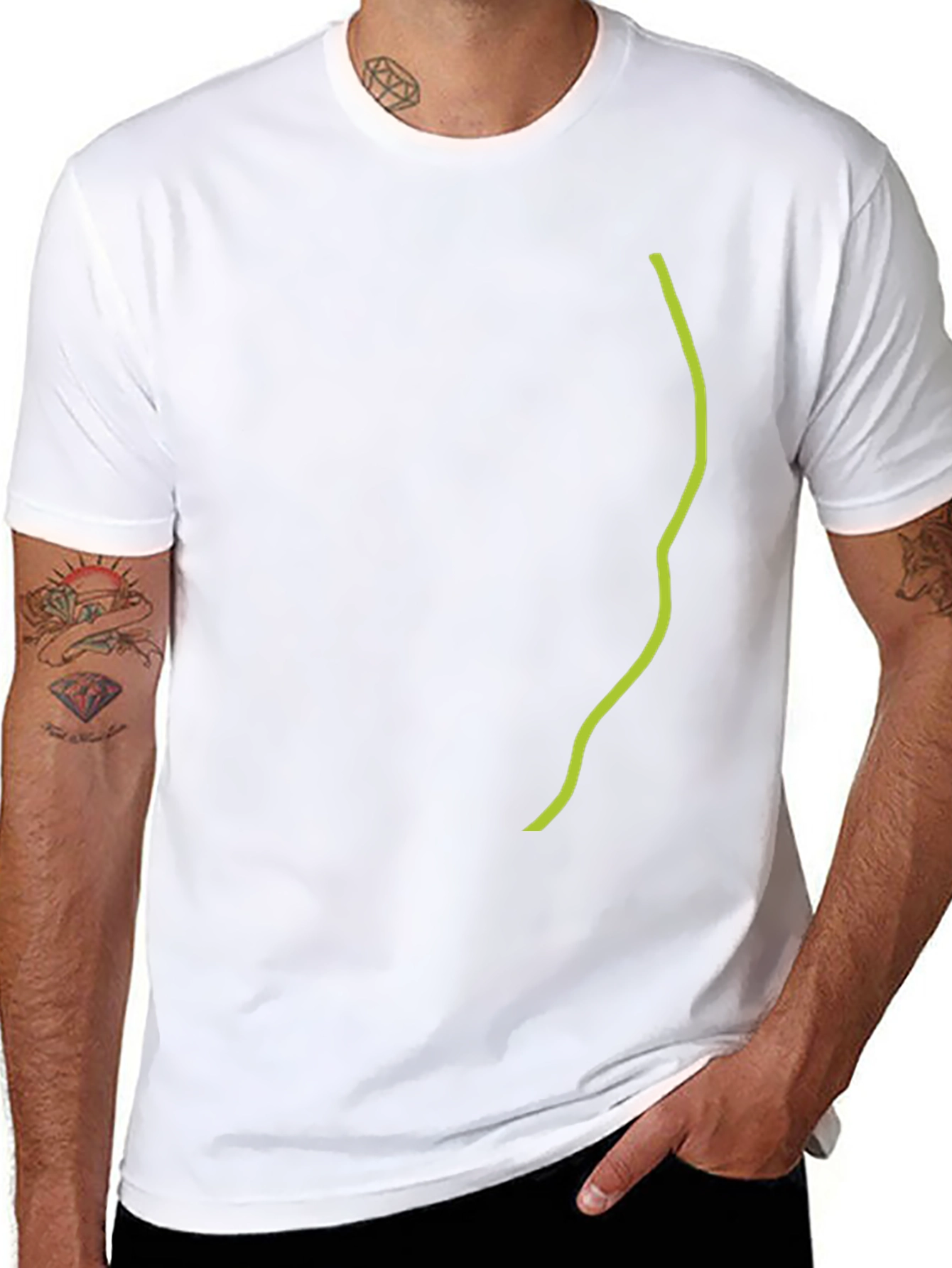 Mens Black T-Shirt - Everyday Casual Wear