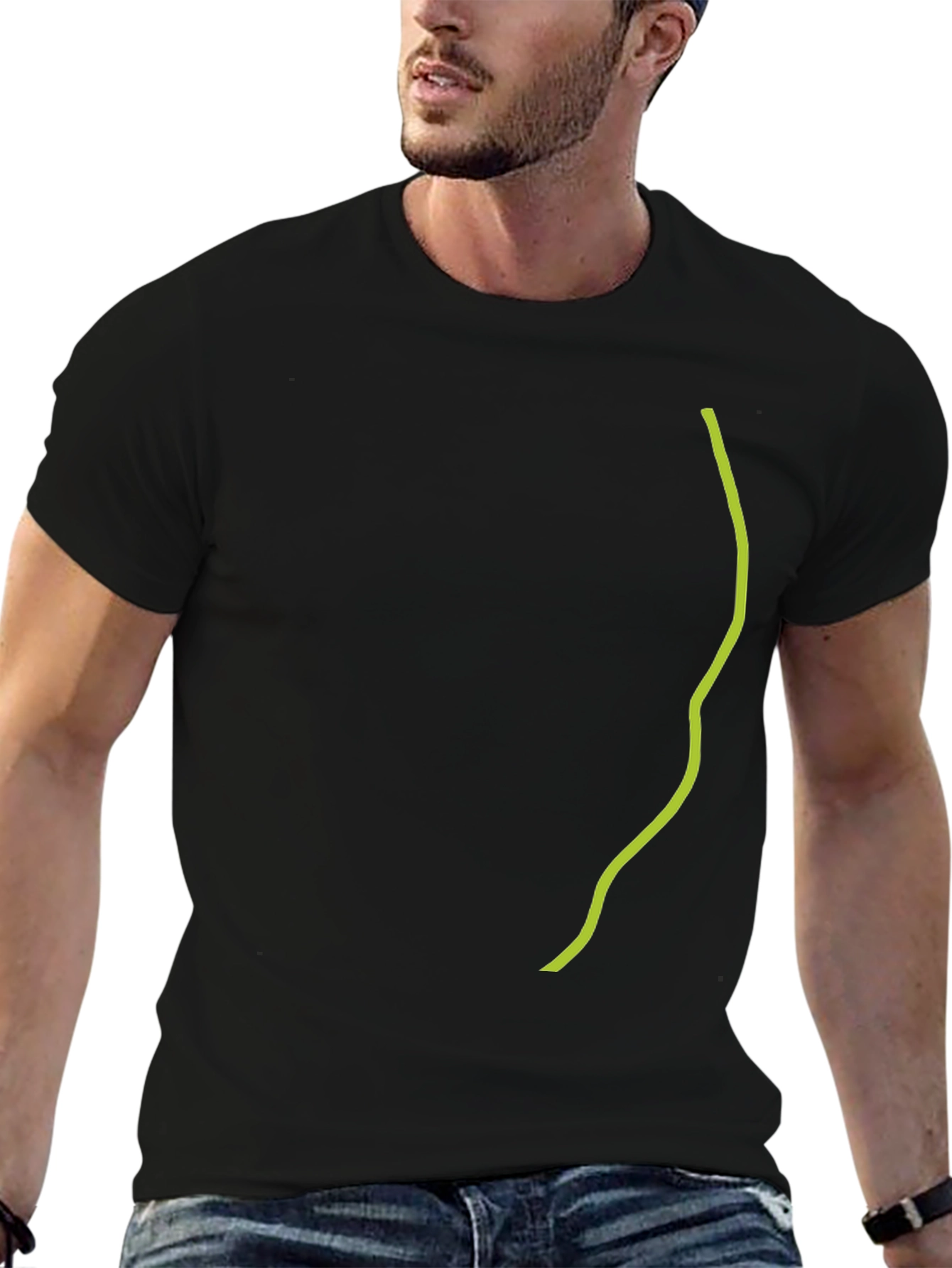 Mens Black T-Shirt - Everyday Casual Wear