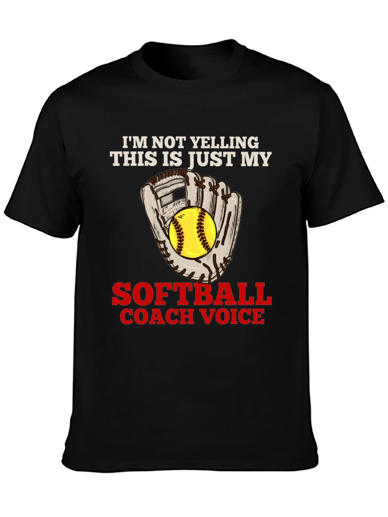 Softball Coach Voice T-Shirt
