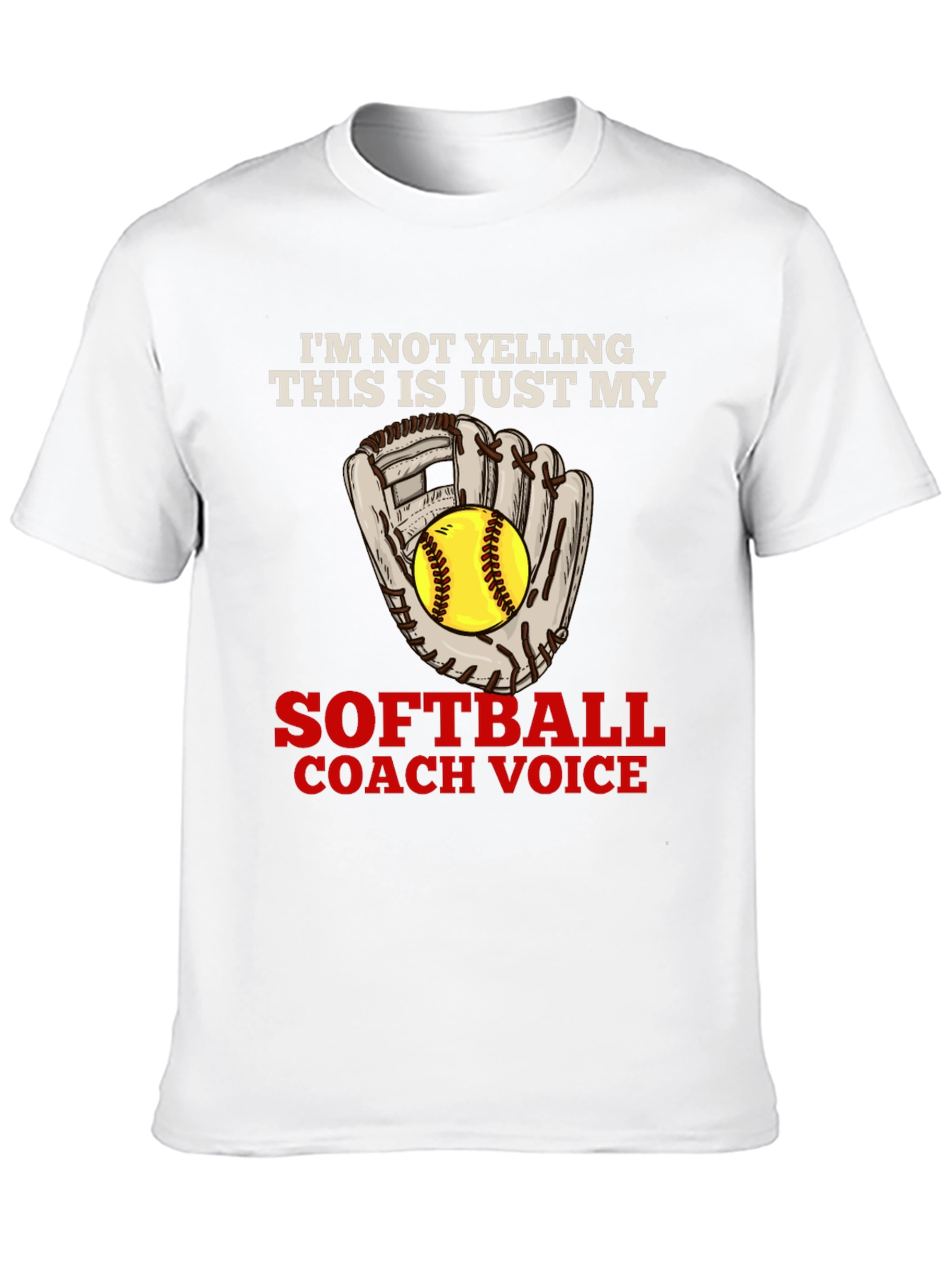 Softball Coach Voice T-Shirt