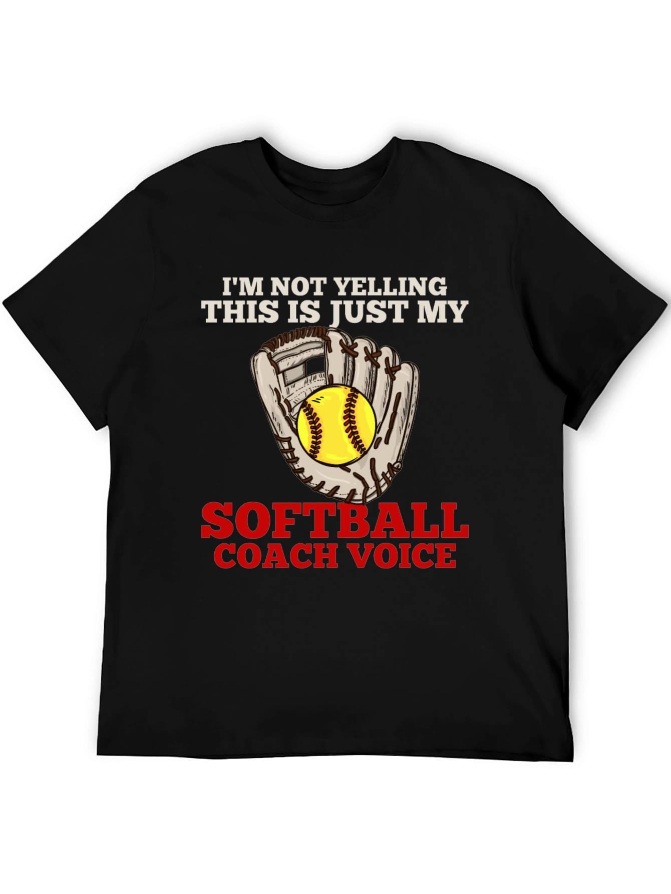 Softball Coach Voice T-Shirt