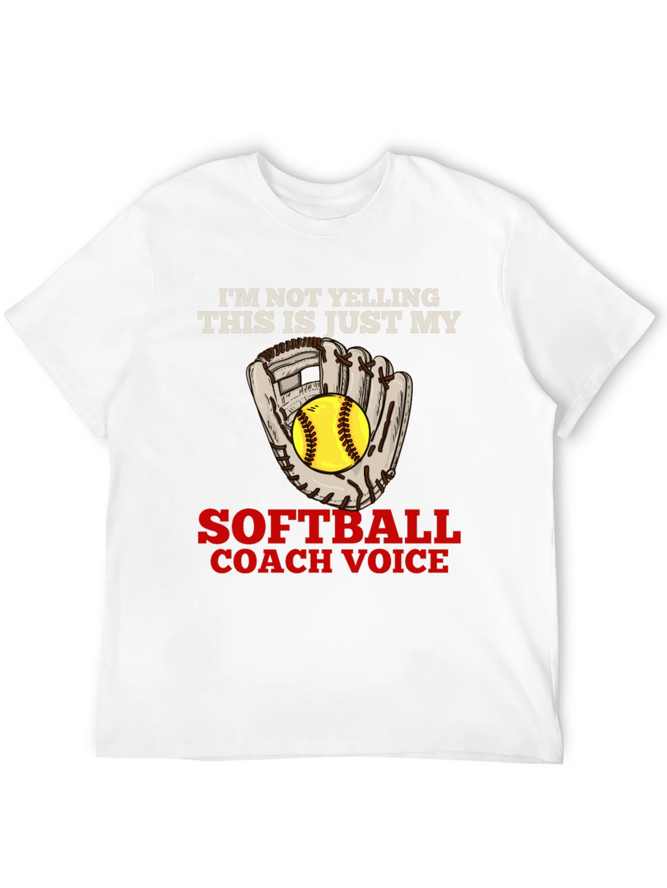 Softball Coach Voice T-Shirt