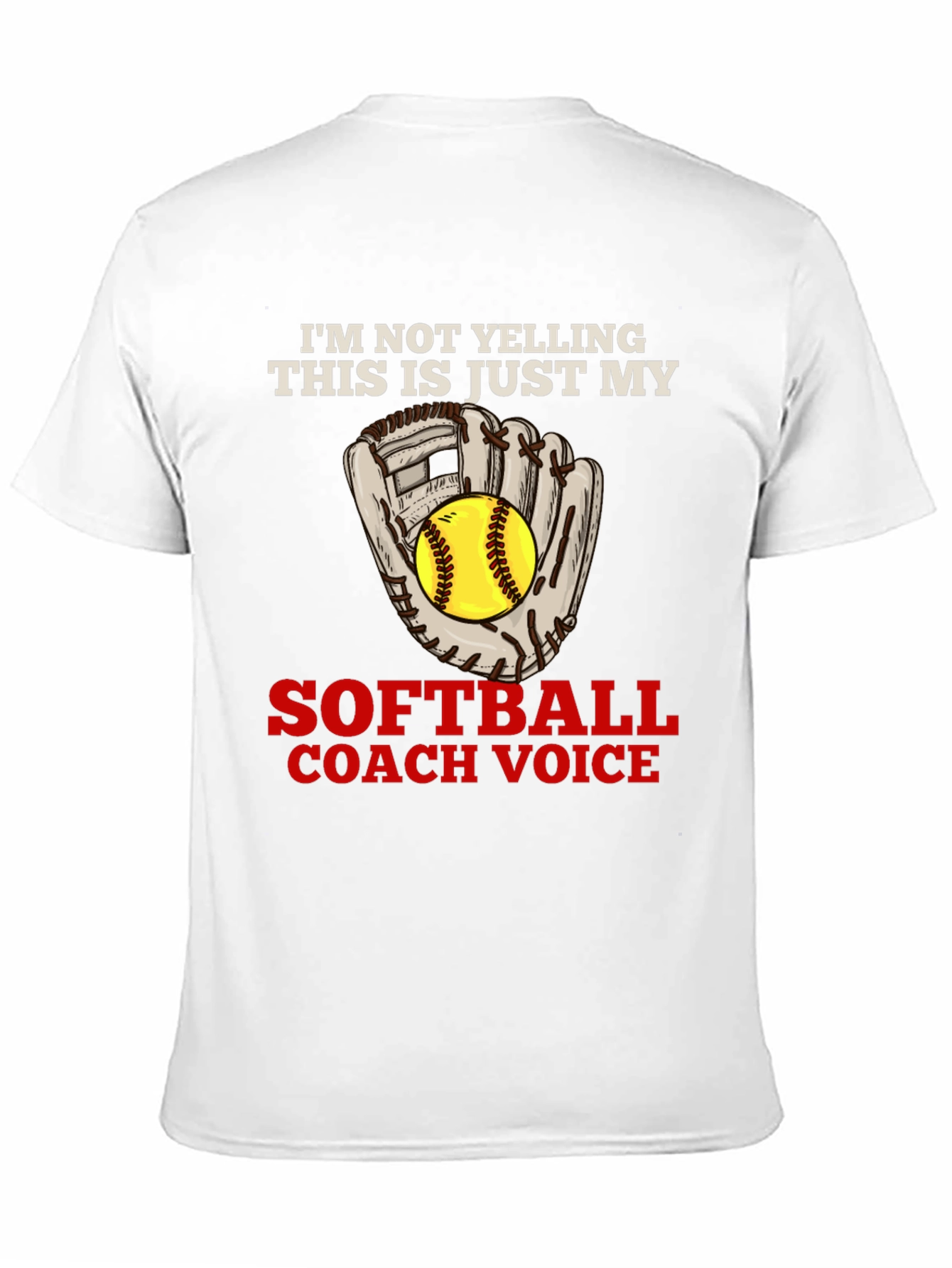 Softball Coach Voice T-Shirt