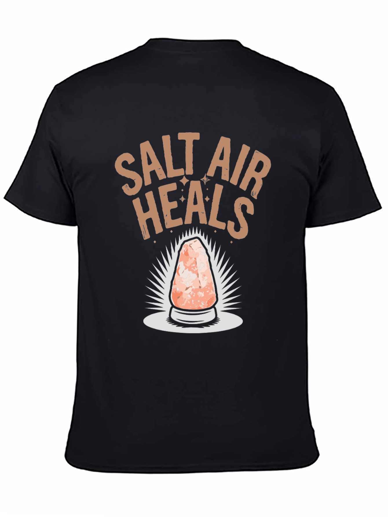 Salt Air Heals Graphic T-Shirt - Black